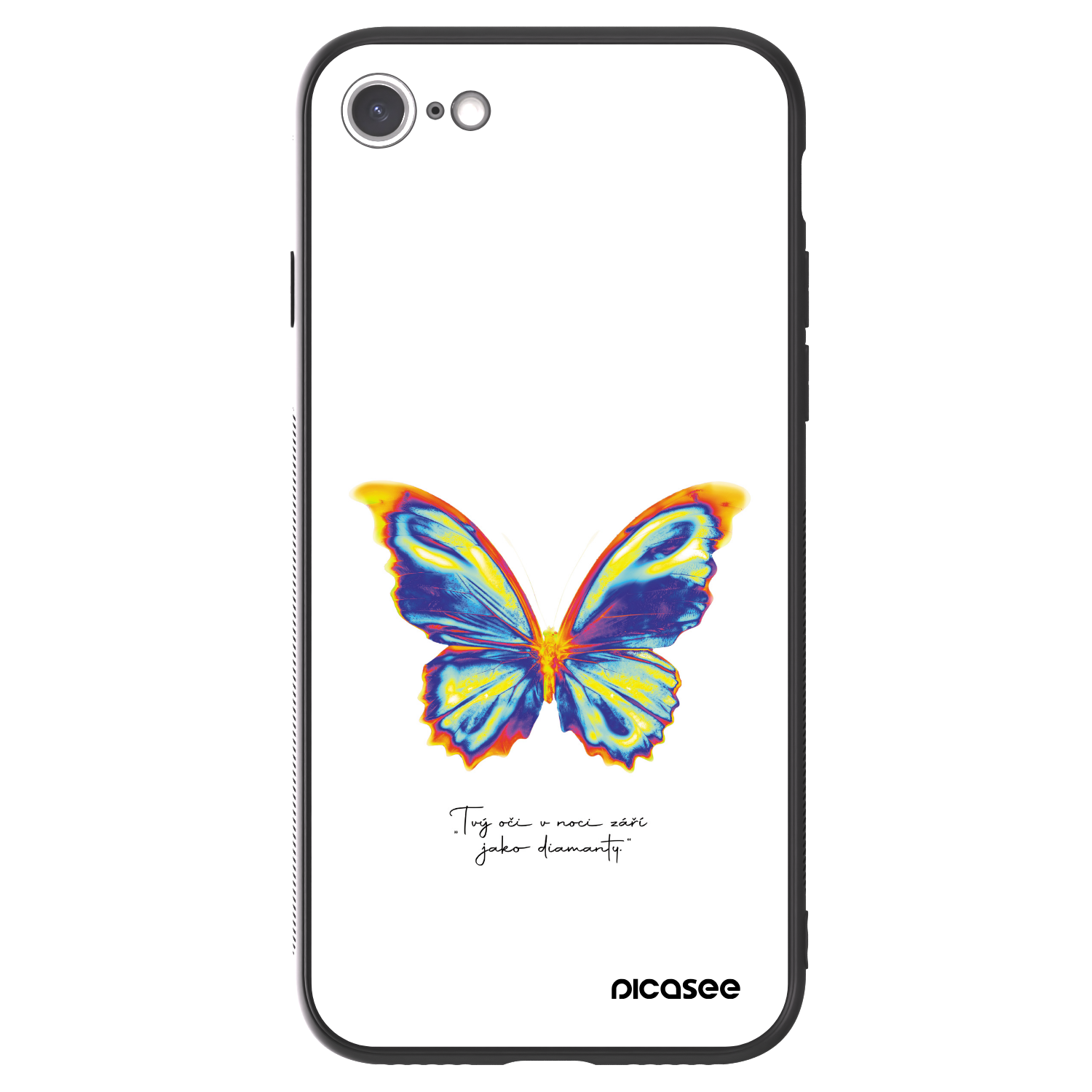 Picasee ULTIMATE CASE za Apple iPhone SE 2020 - Diamanty White