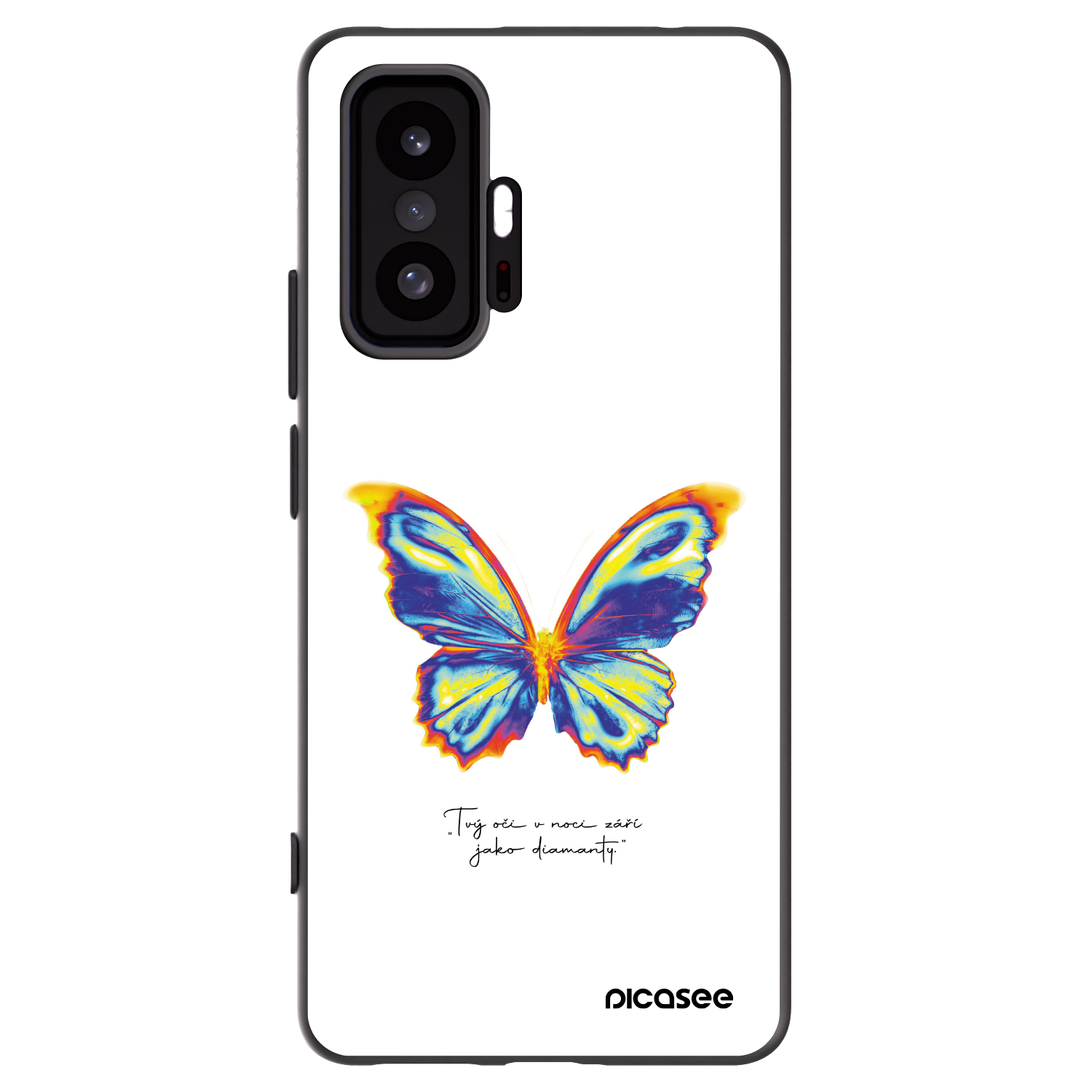 Picasee crna silikonska maskica za Xiaomi 11T Pro - Diamanty White