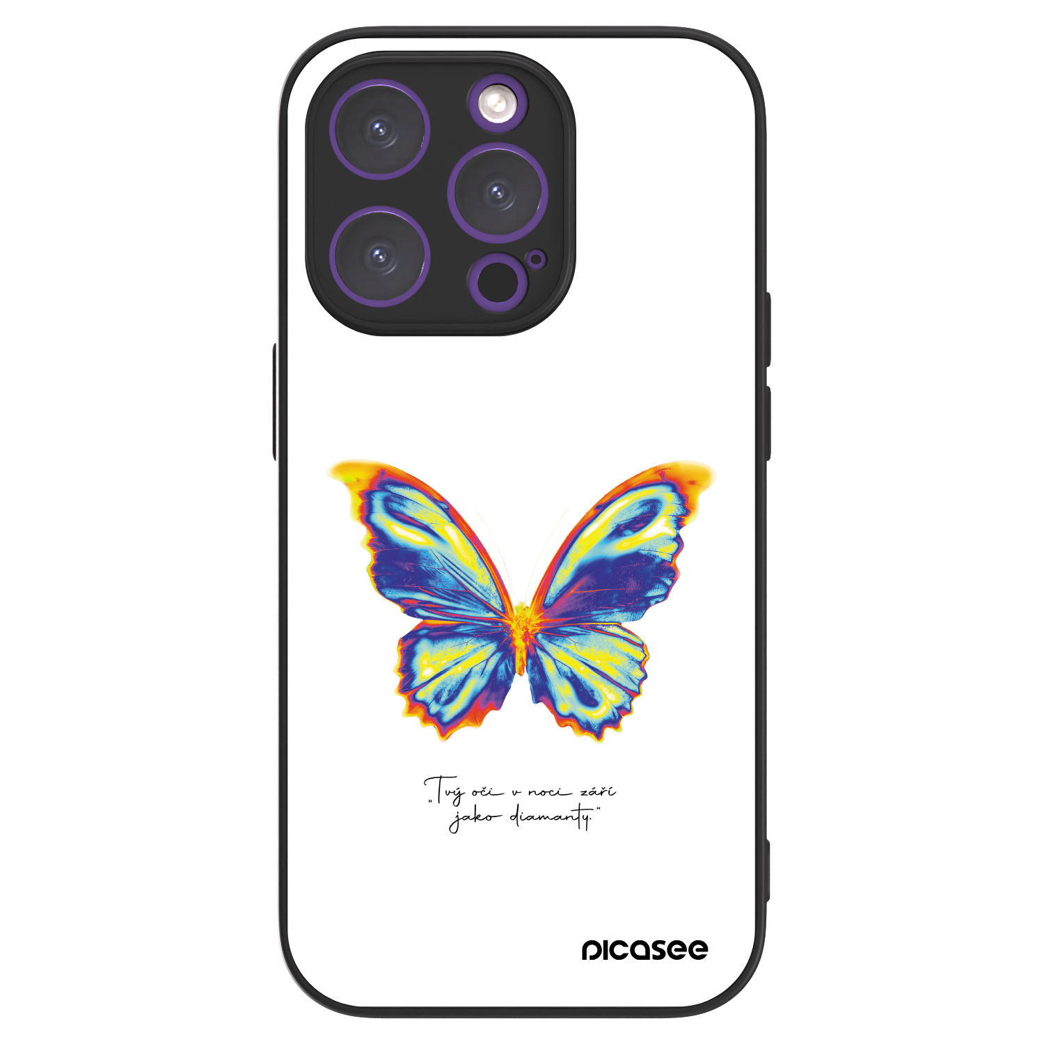 Picasee ULTIMATE CASE za Apple iPhone 14 Pro - Diamanty White