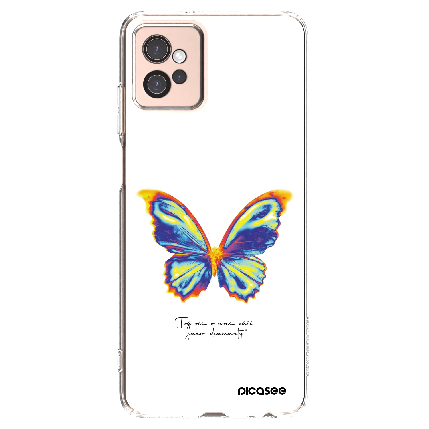 Picasee silikonska prozirna maskica za Motorola Moto G32 - Diamanty White