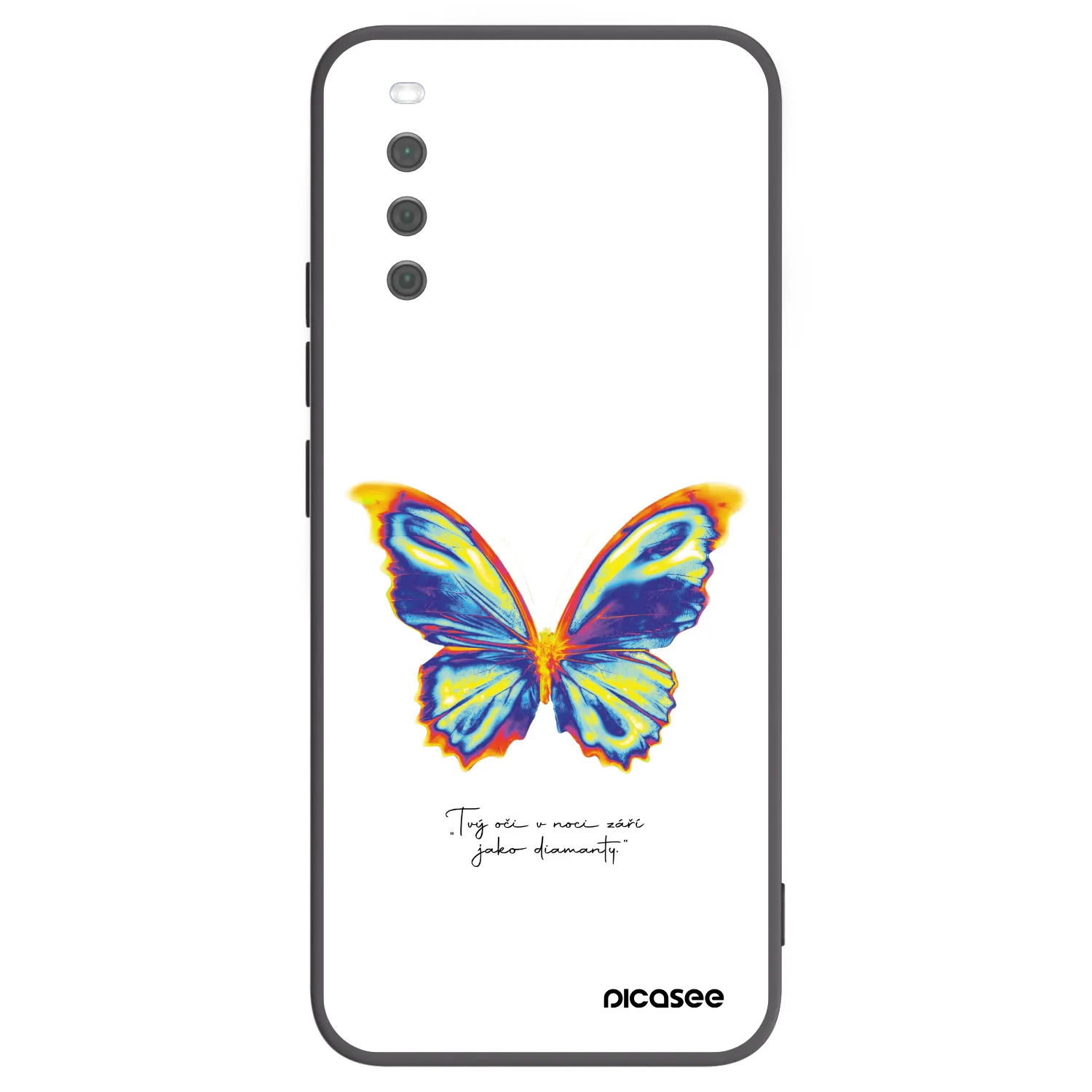 Picasee crna silikonska maskica za Sony Xperia 10 III - Diamanty White