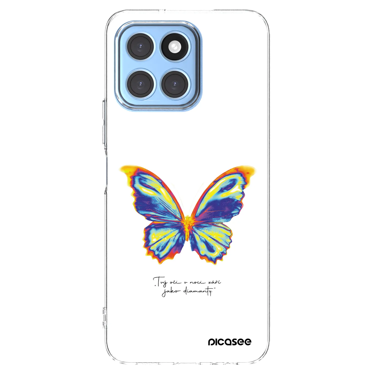 Picasee silikonska prozirna maskica za Honor X6 - Diamanty White