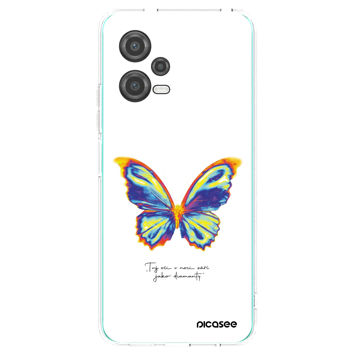 Picasee silikonska prozirna maskica za Xiaomi Poco X5 - Diamanty White