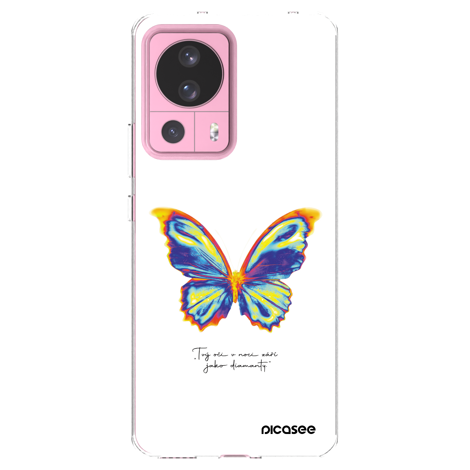 Picasee silikonska prozirna maskica za Xiaomi 13 Lite - Diamanty White