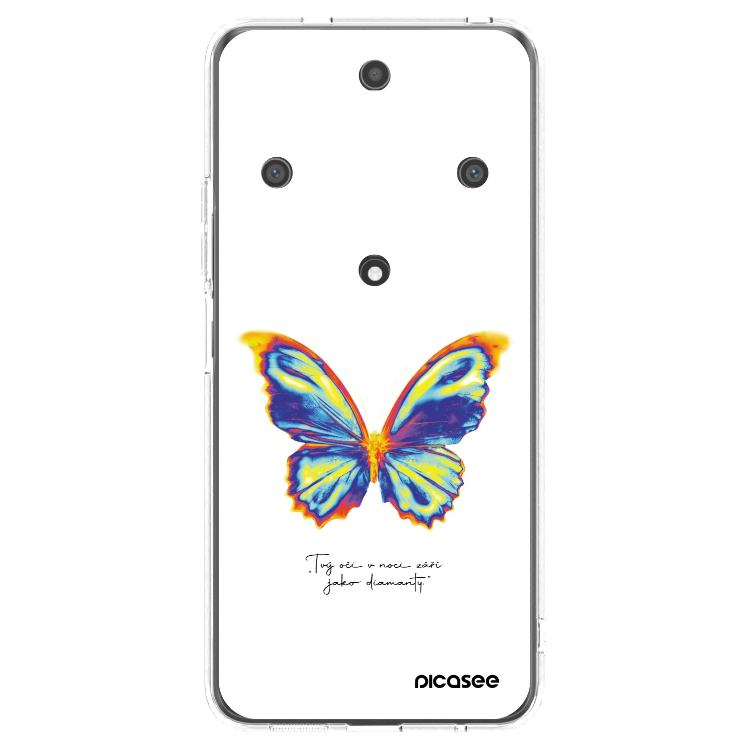 Picasee silikonska prozirna maskica za Honor Magic5 Lite 5G - Diamanty White