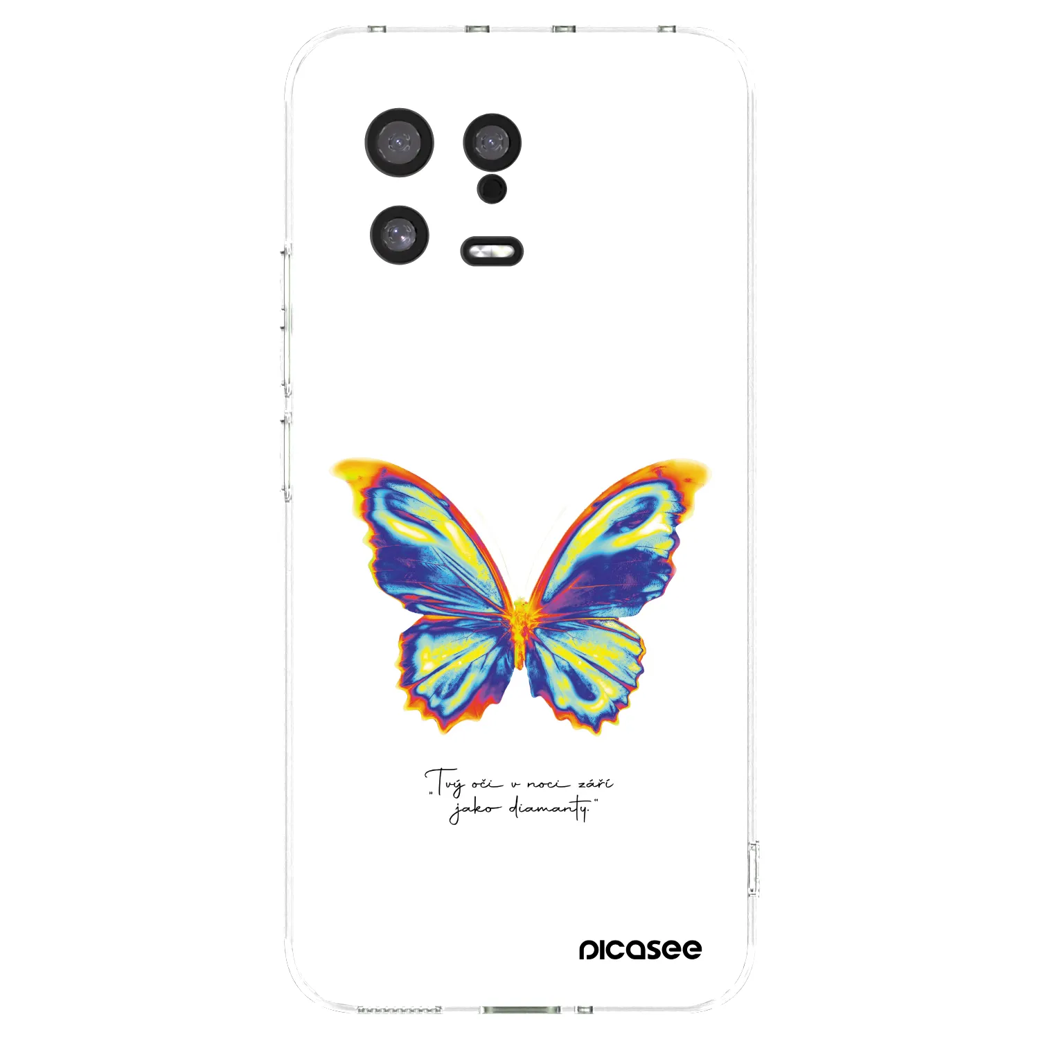 Picasee silikonska prozirna maskica za Xiaomi 13 - Diamanty White