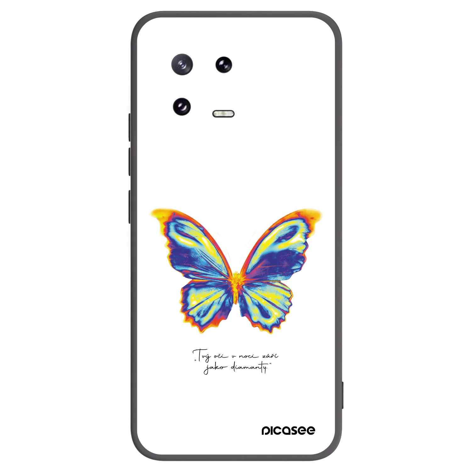 Picasee crna silikonska maskica za Xiaomi 13 Pro - Diamanty White