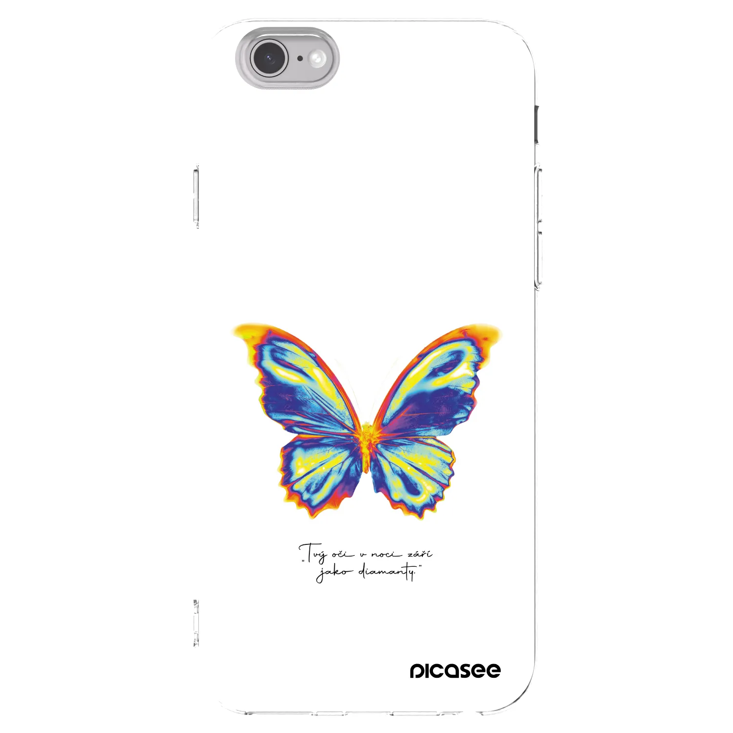 Picasee silikonska prozirna maskica za Apple iPhone 6/6S - Diamanty White