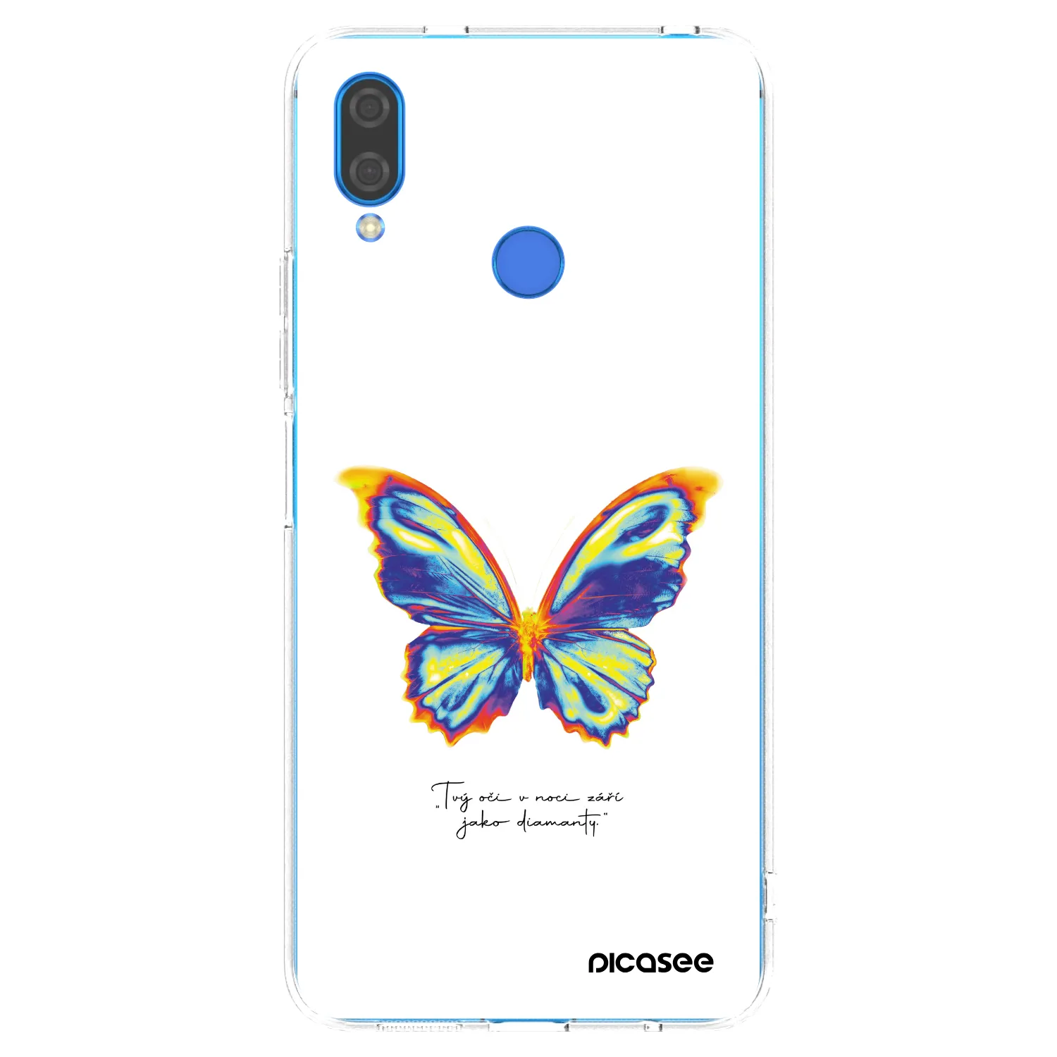 Picasee silikonska prozirna maskica za Huawei Nova 3 - Diamanty White