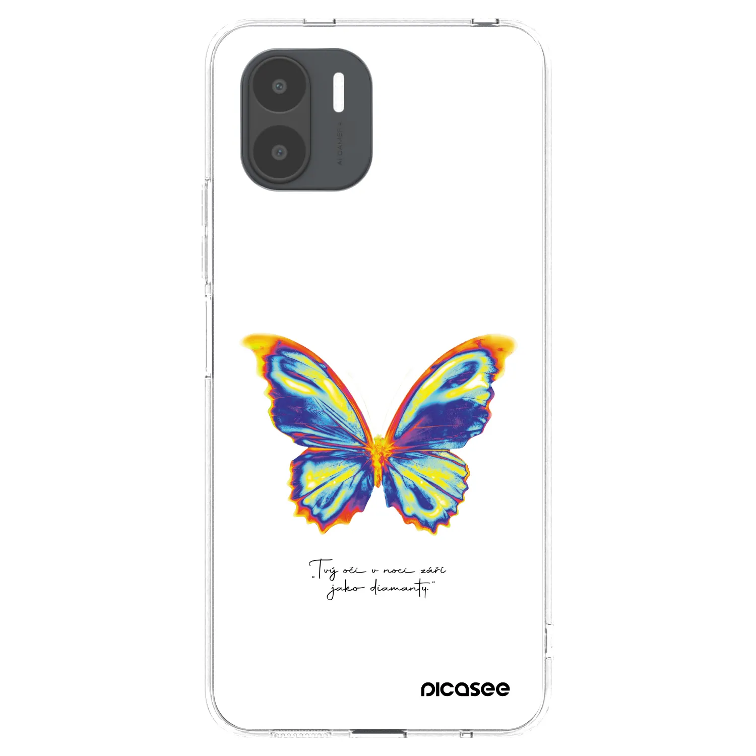 Picasee silikonska prozirna maskica za Xiaomi Redmi A2 - Diamanty White