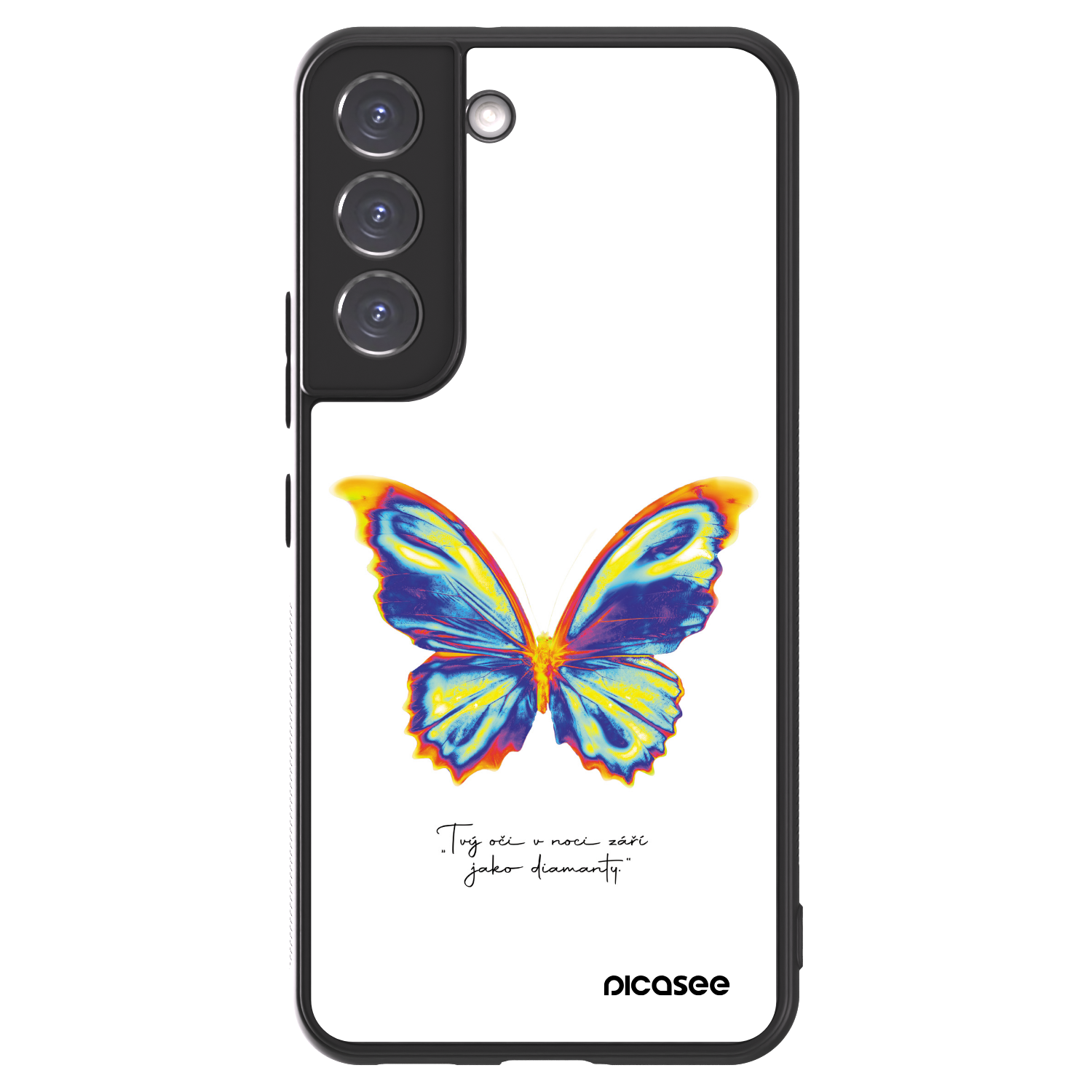 Picasee ULTIMATE CASE PowerShare za Samsung Galaxy S22 5G - Diamanty White