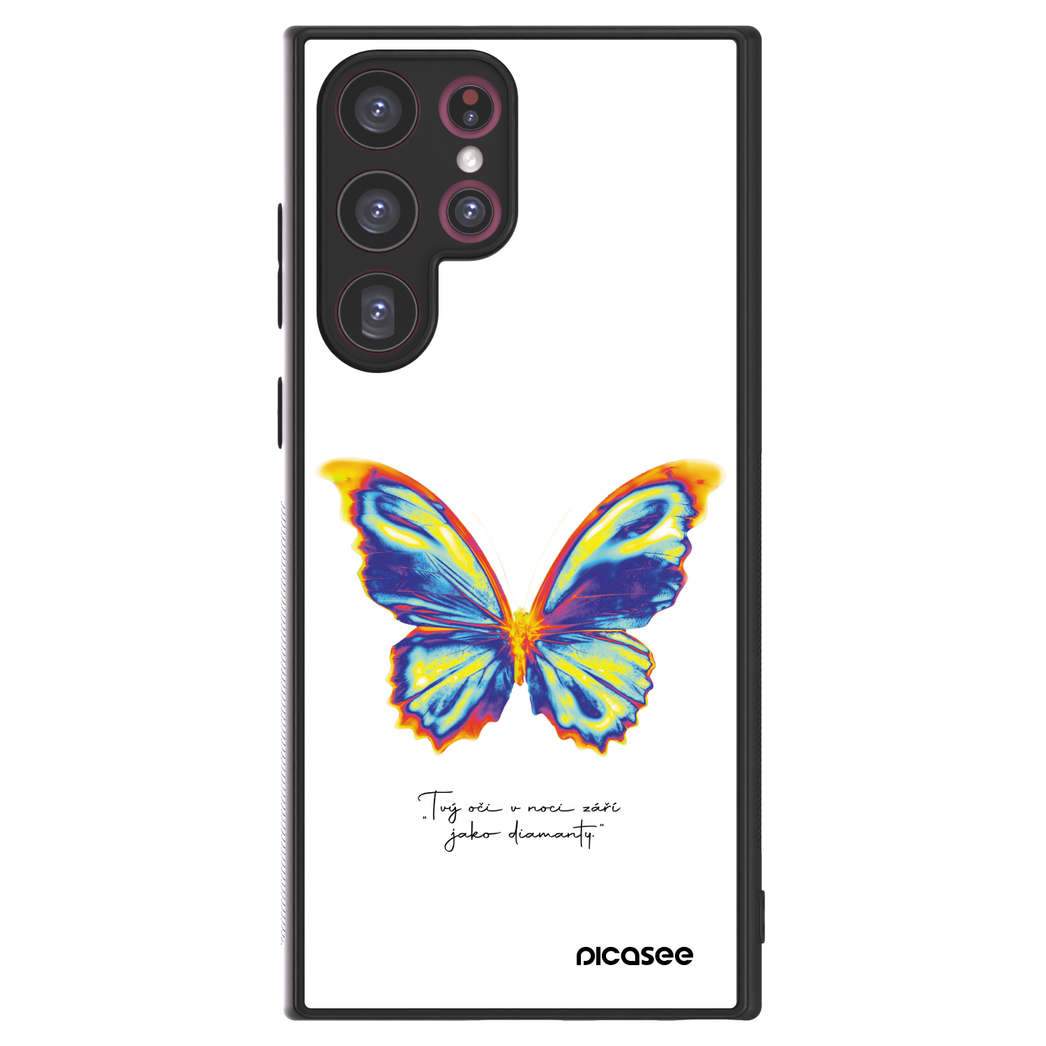 Picasee ULTIMATE CASE PowerShare za Samsung Galaxy S22 Ultra 5G - Diamanty White