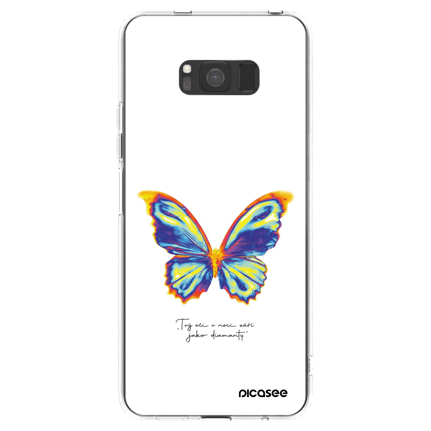 Picasee silikonska prozirna maskica za Samsung Galaxy S8 G950F - Diamanty White