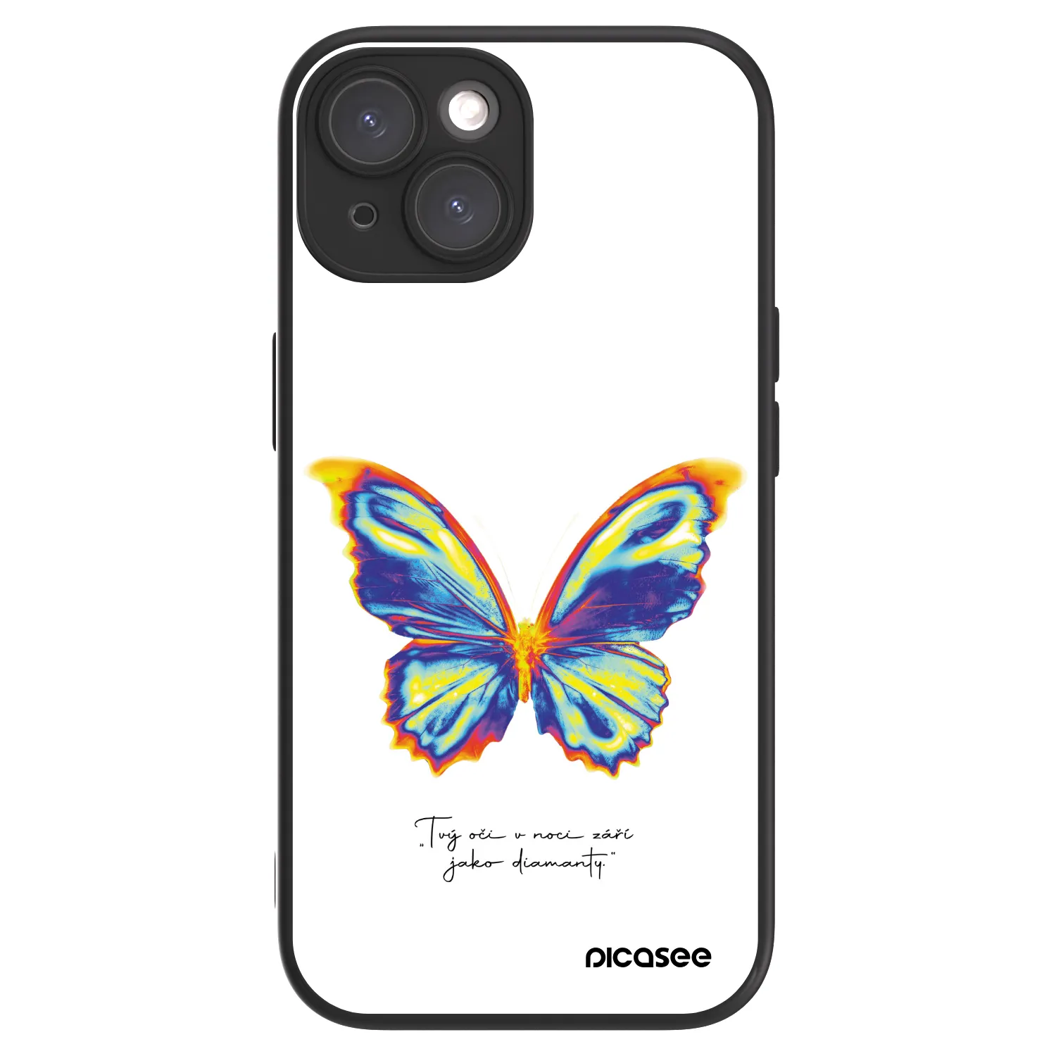 Picasee ULTIMATE CASE MagSafe za Apple iPhone 15 - Diamanty White