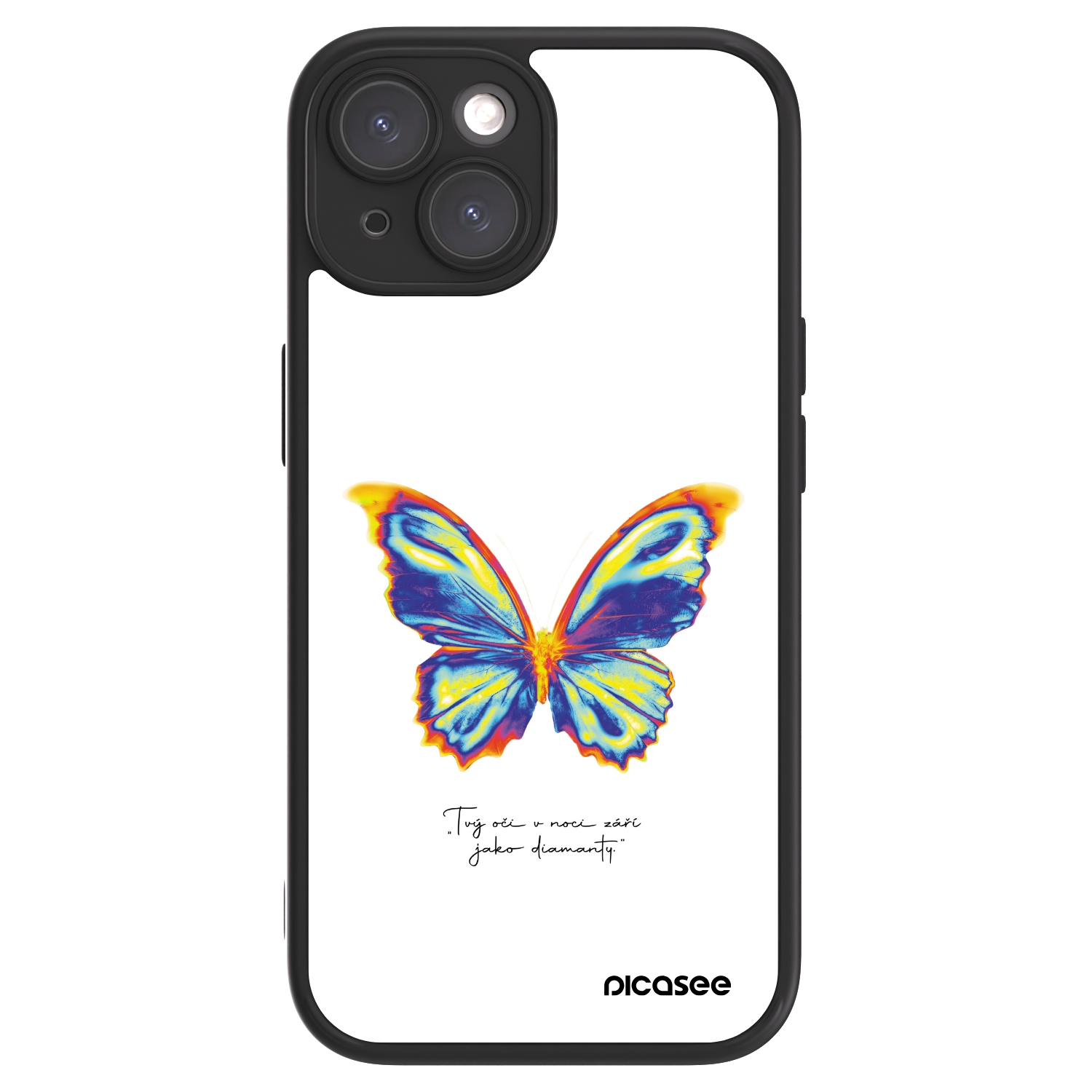 Picasee ULTIMATE CASE za Apple iPhone 15 - Diamanty White