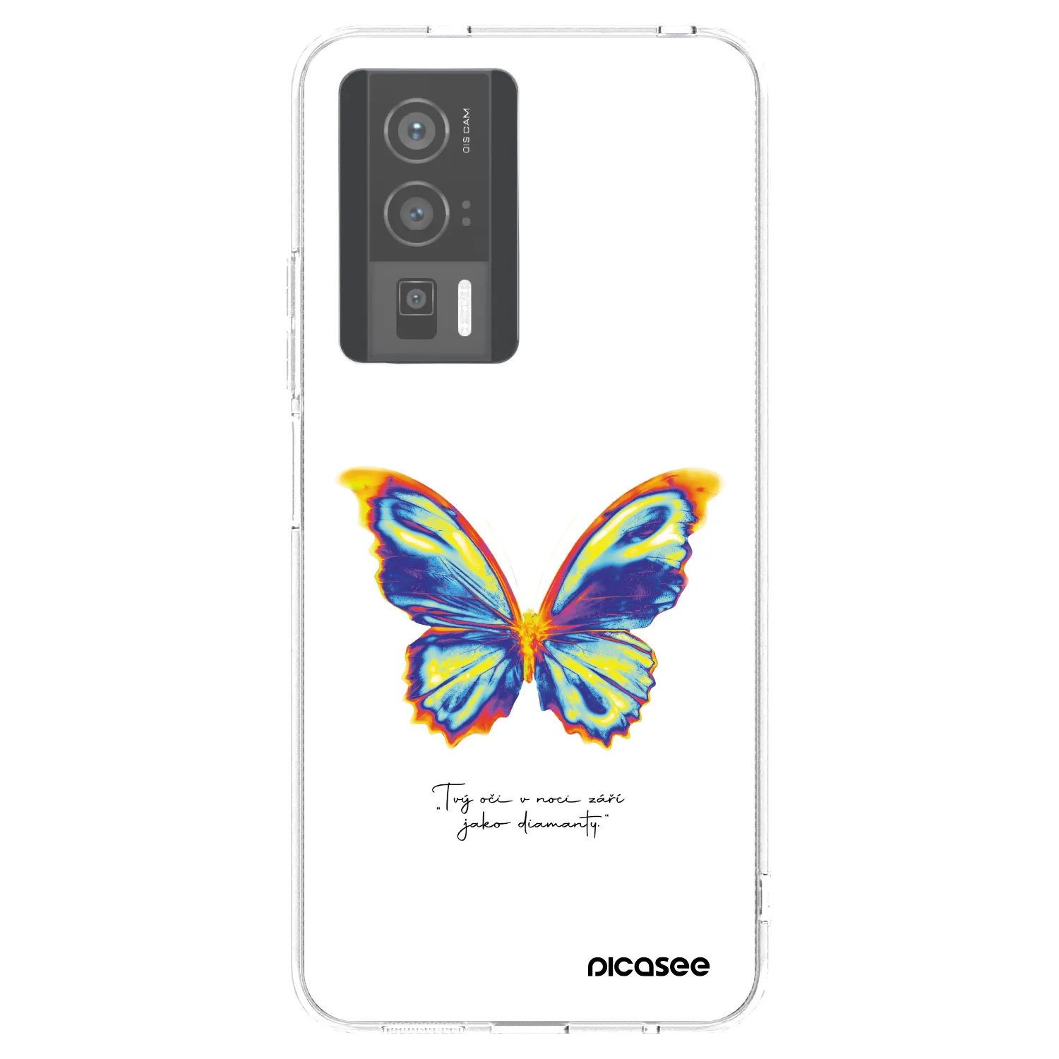 Picasee silikonska prozirna maskica za Xiaomi Poco F5 Pro 5G - Diamanty White
