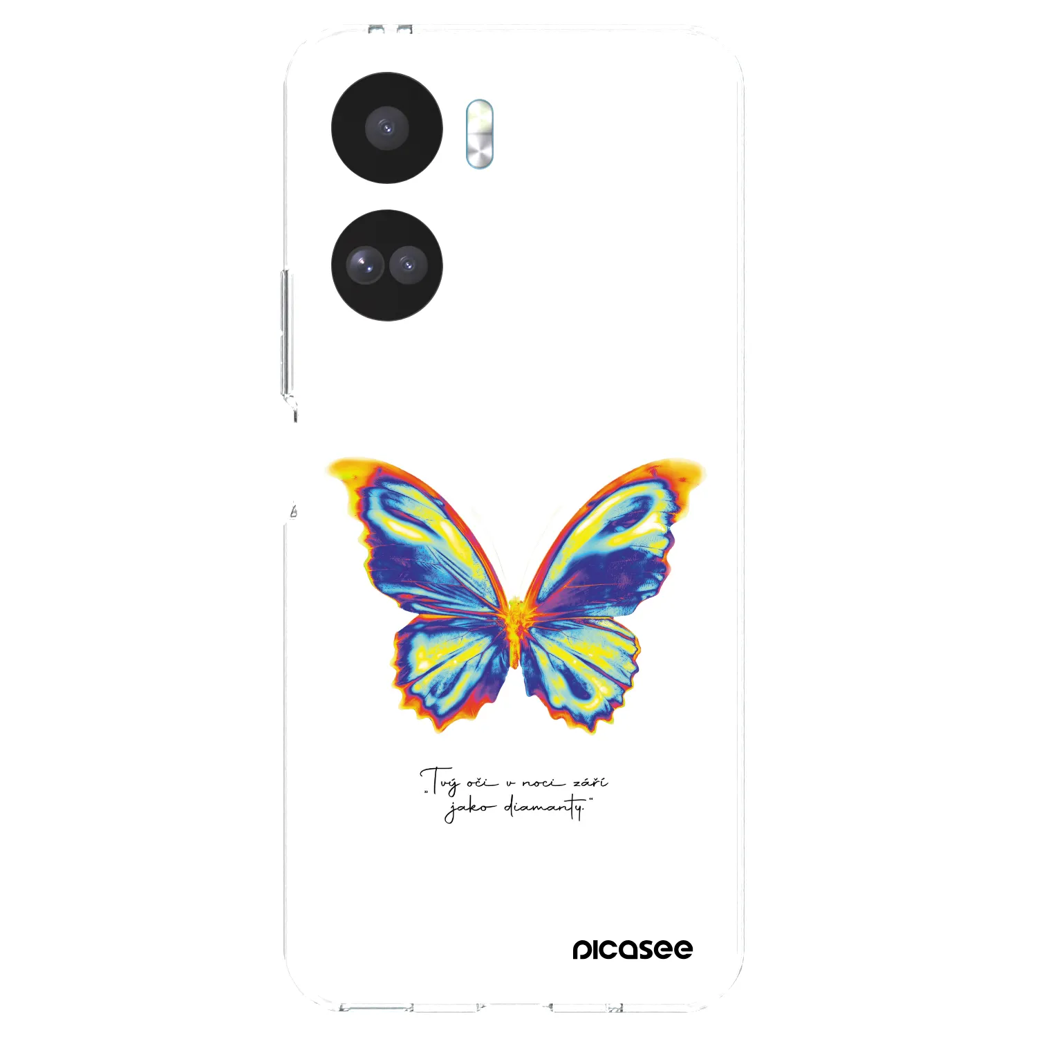 Picasee silikonska prozirna maskica za Honor 90 Lite 5G - Diamanty White