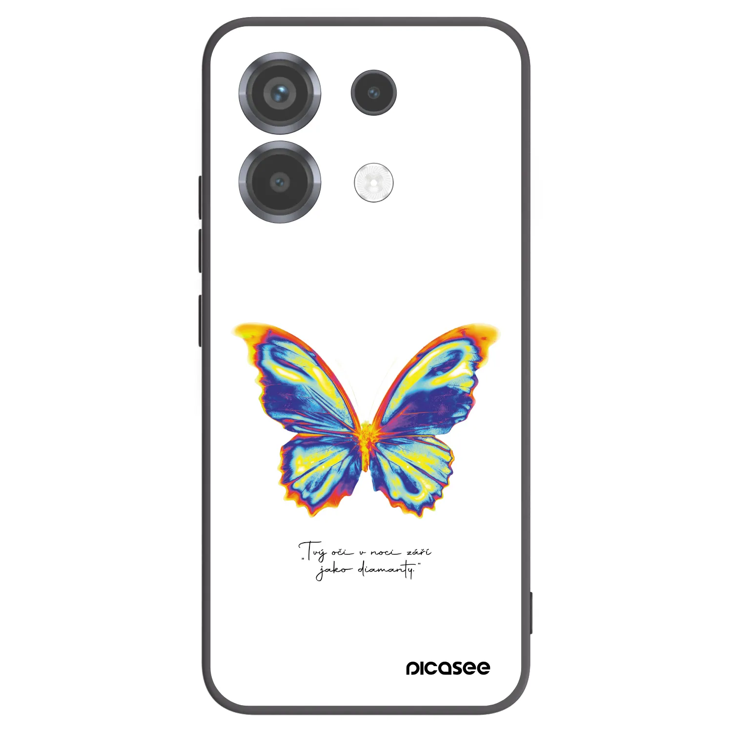 Picasee crna silikonska maskica za Xiaomi Poco X6 - Diamanty White