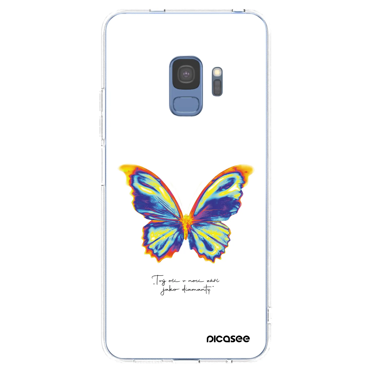 Picasee silikonska prozirna maskica za Samsung Galaxy S9 G960F - Diamanty White