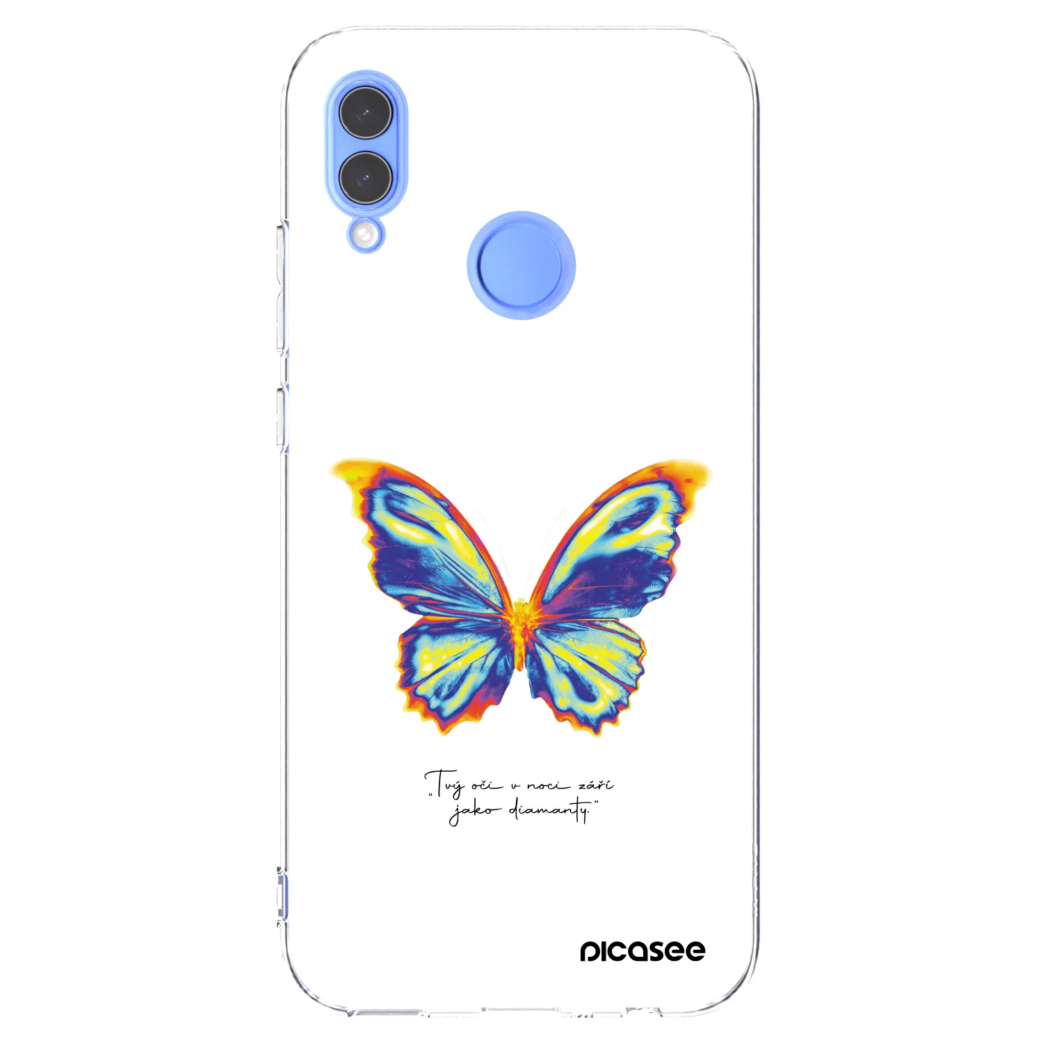 Picasee silikonska prozirna maskica za Honor 10 Lite - Diamanty White