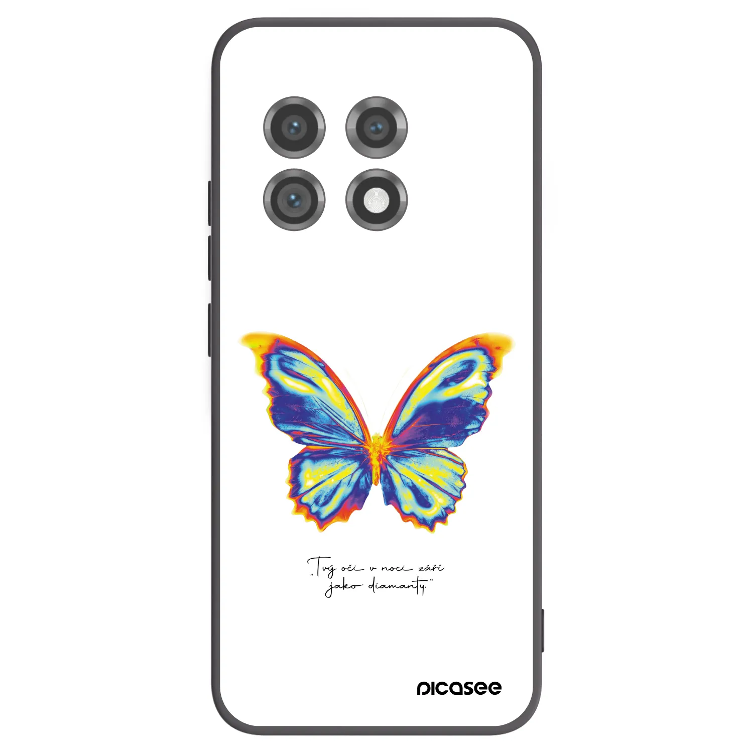Picasee crna silikonska maskica za OnePlus 11 5G - Diamanty White