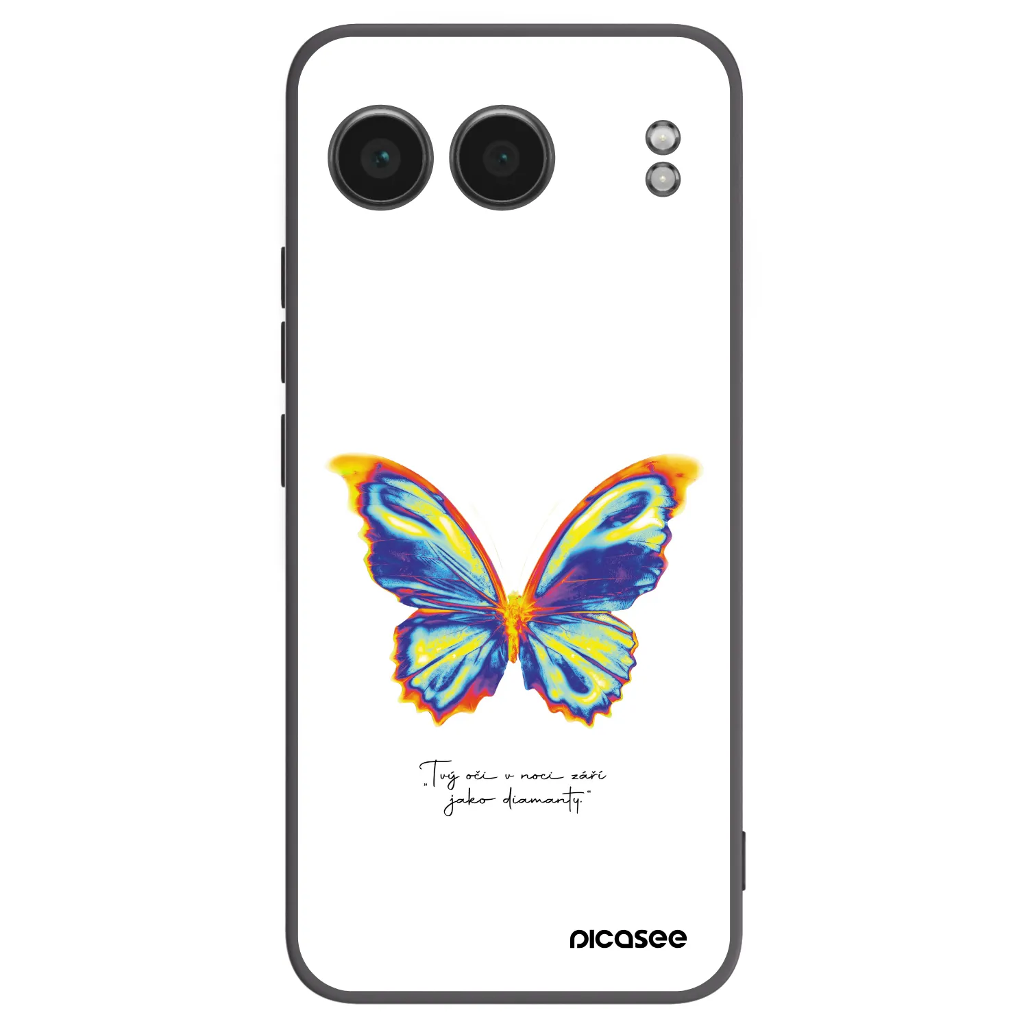 Picasee crna silikonska maskica za OnePlus Nord 4 - Diamanty White