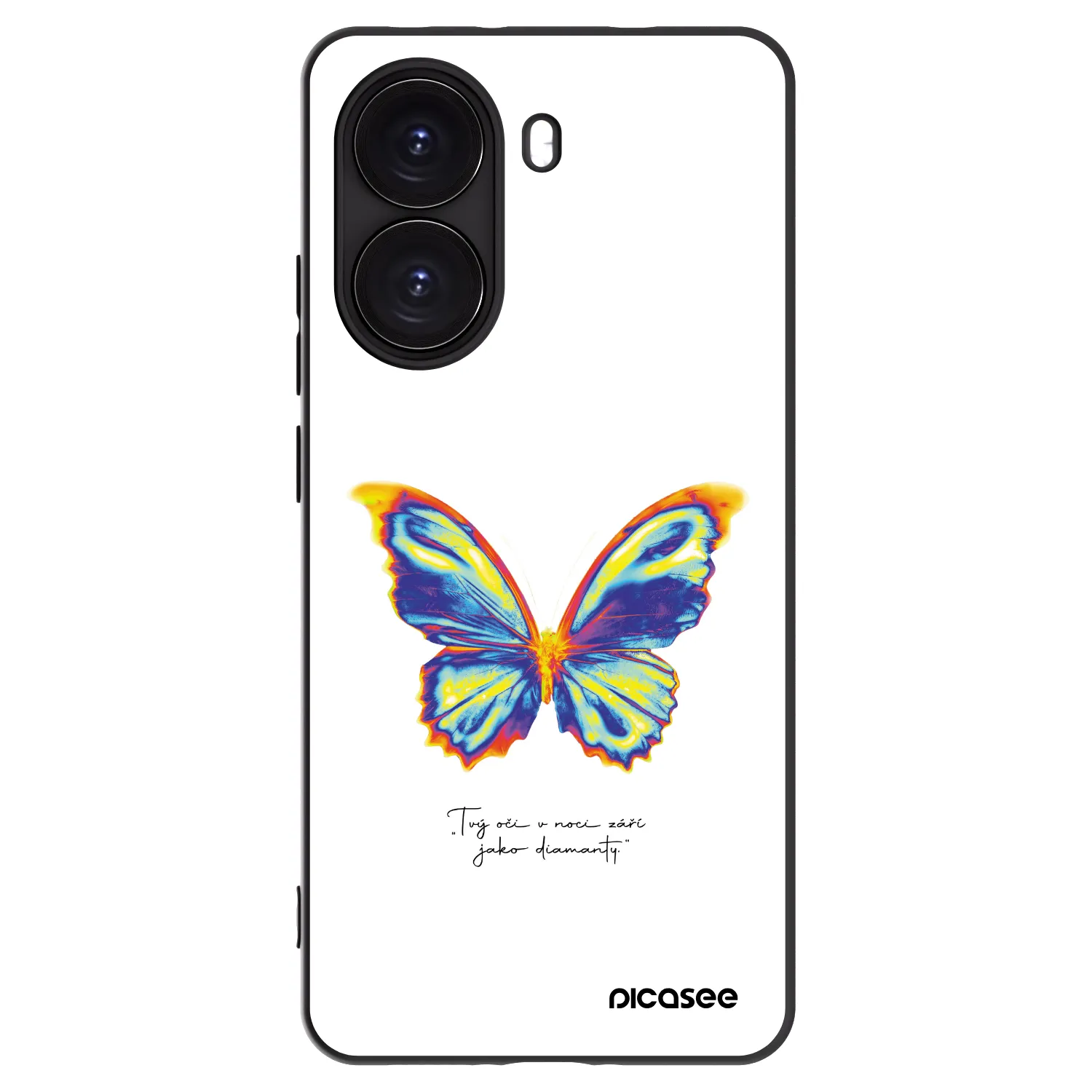 Picasee crna silikonska maskica za Xiaomi Poco X7 Pro 5G - Diamanty White