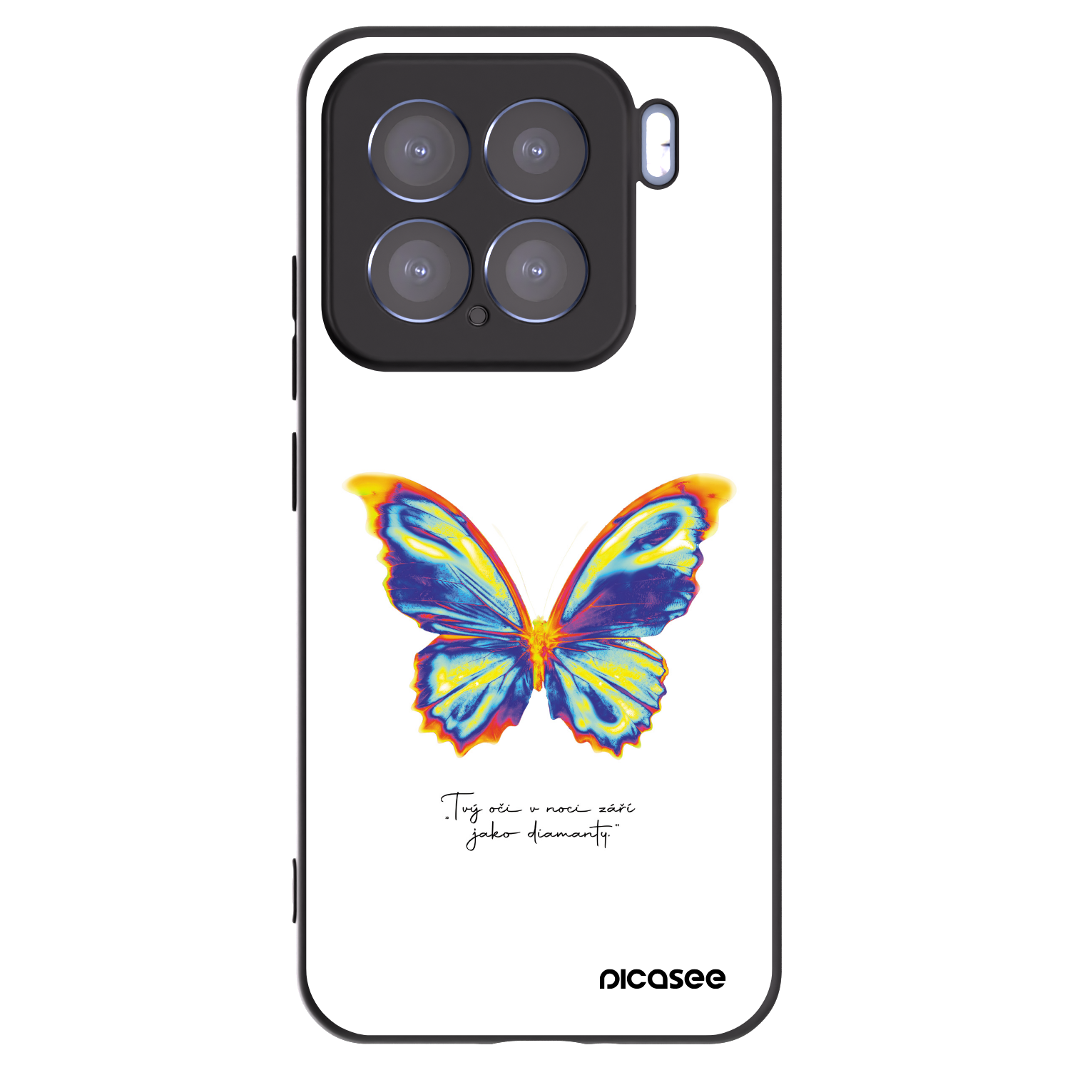 Picasee crna silikonska maskica za Xiaomi 15 - Diamanty White