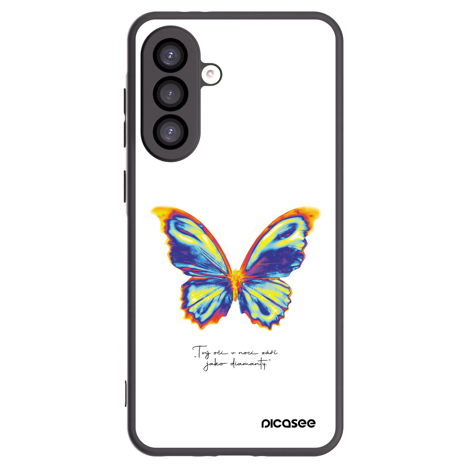 Picasee crna silikonska maskica za Samsung Galaxy A26 5G A266B - Diamanty White