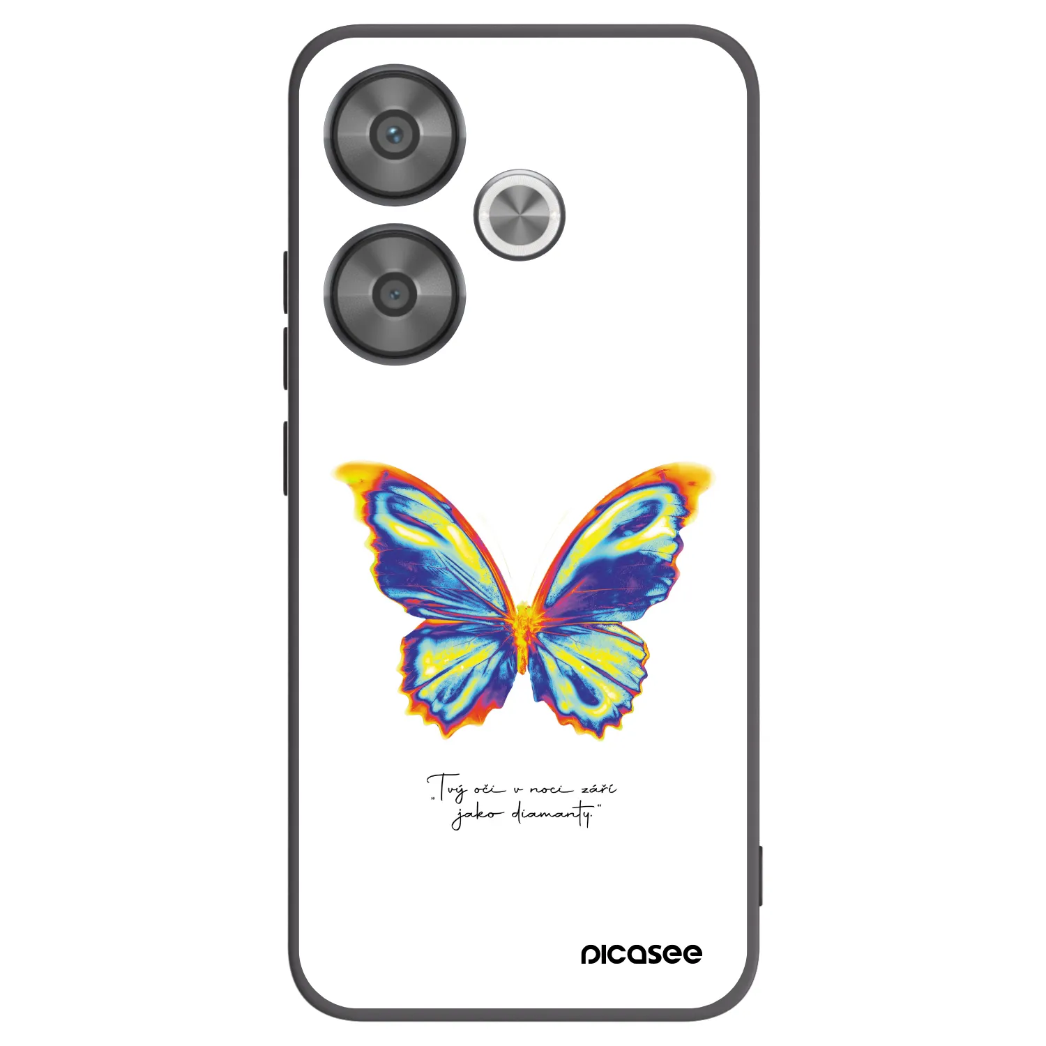 Picasee crna silikonska maskica za Xiaomi Poco F6 - Diamanty White