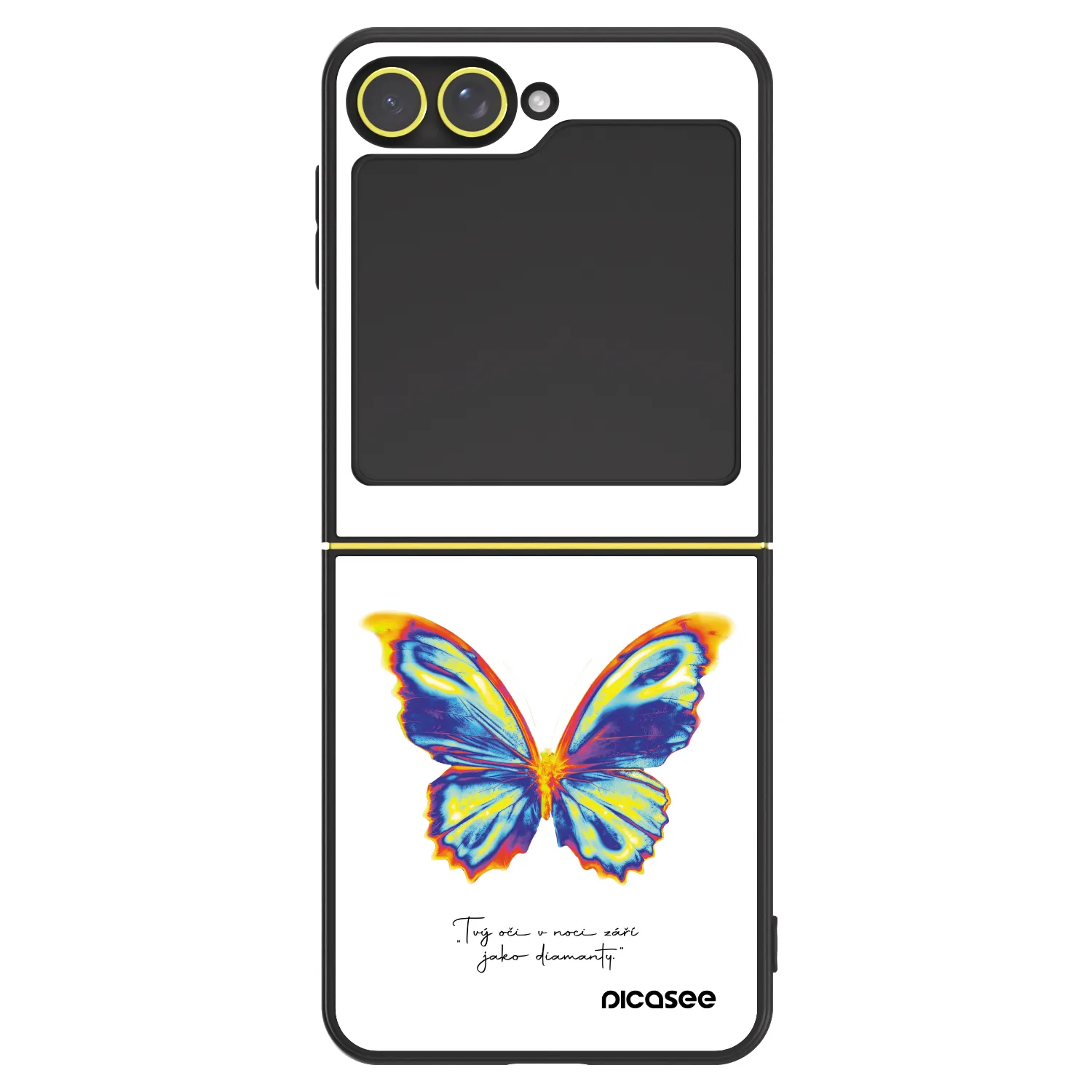 Picasee ULTIMATE CASE za Samsung Galaxy Z Flip5 5G - Diamanty White