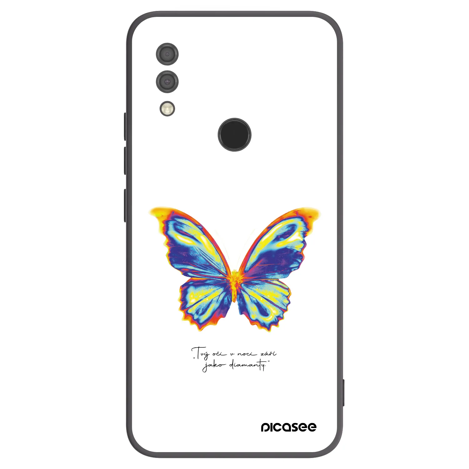 Picasee crna silikonska maskica za Xiaomi Redmi 7 - Diamanty White