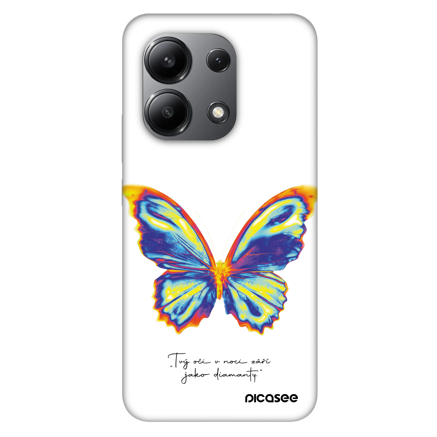 Picasee Fashion Case za Xiaomi Redmi Note 13 4G - Diamanty White