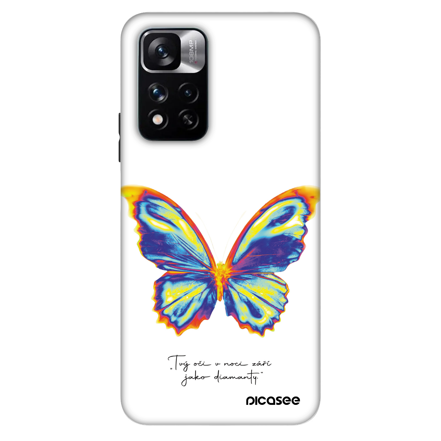 Picasee Fashion Case za Xiaomi Redmi Note 11 Pro 5G - Diamanty White