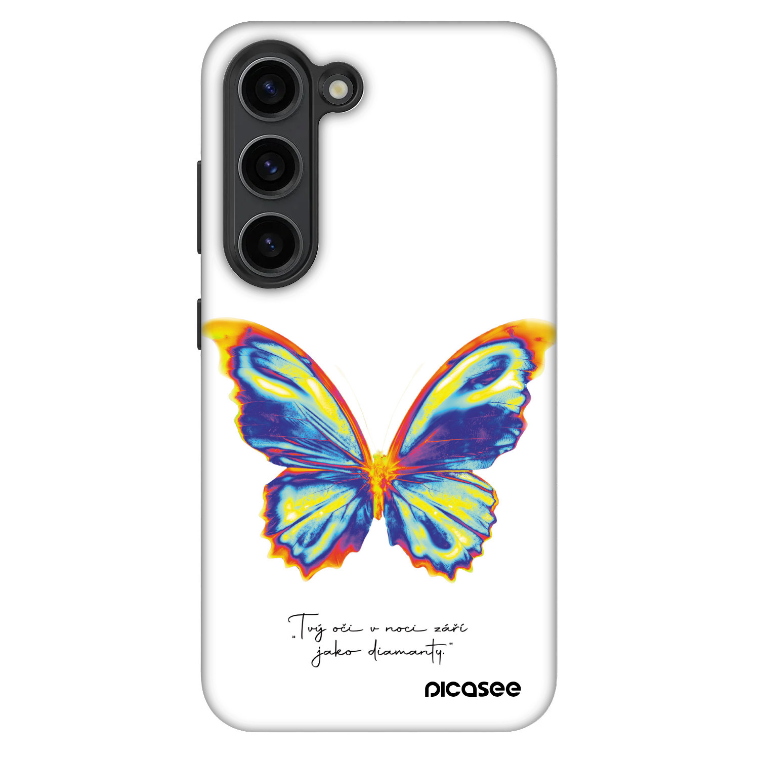 Picasee Fashion Case za Samsung Galaxy S23+ 5G - Diamanty White