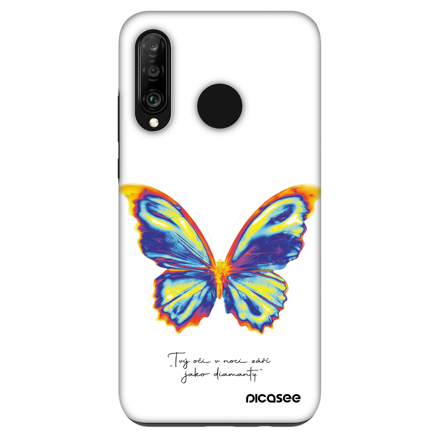 Picasee Fashion Case za Huawei P30 Lite - Diamanty White