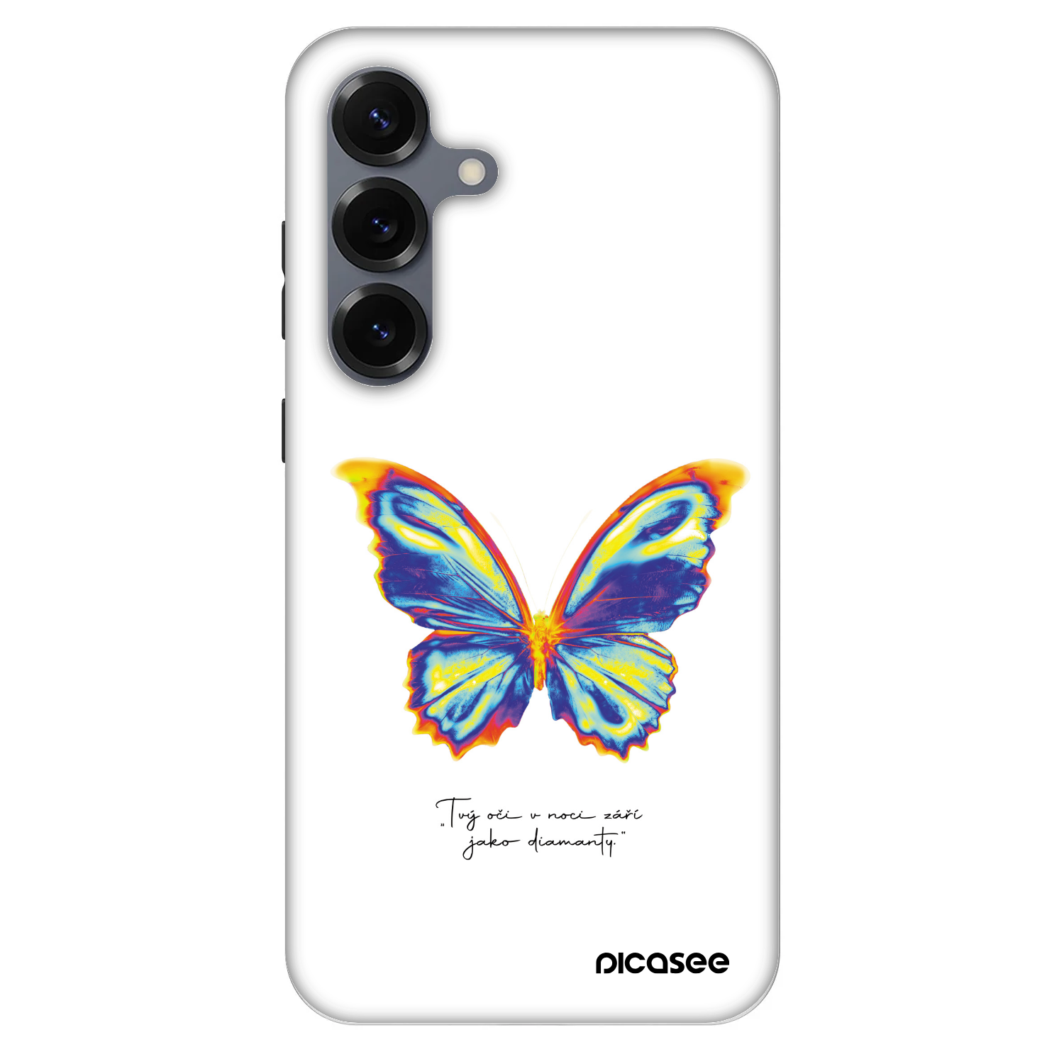Picasee Fashion Case PowerShare pro Samsung Galaxy S25 5G - Diamanty White
