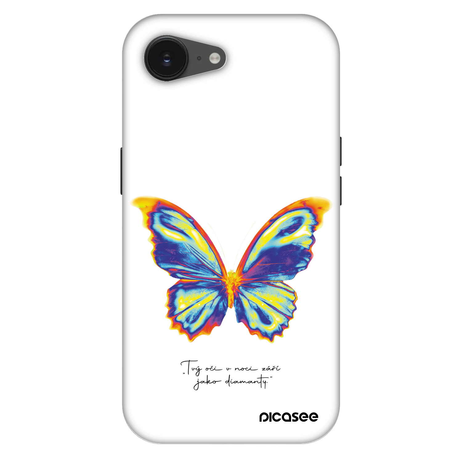 Picasee Fashion Case MagSafe za Apple iPhone 16e - Diamanty White