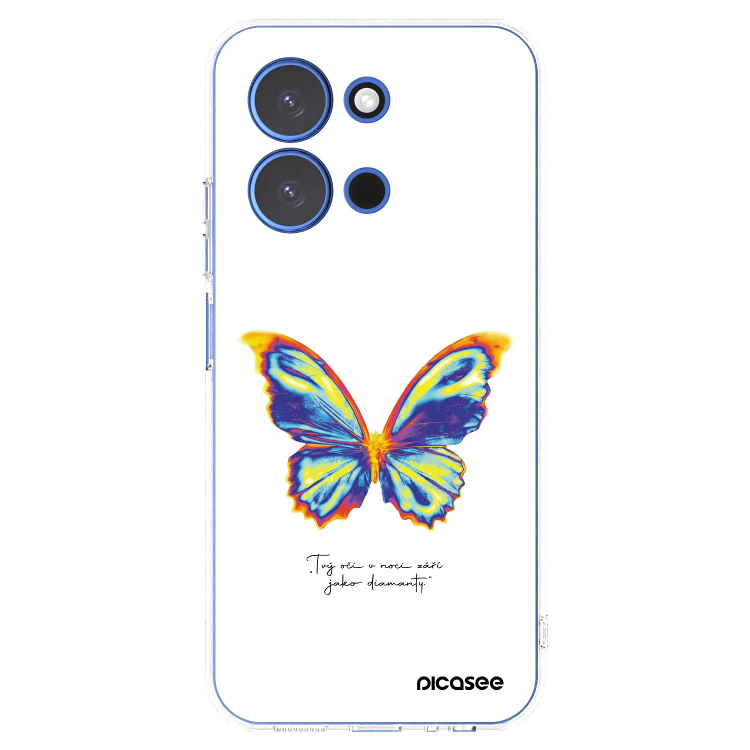 Picasee silikonska prozirna maskica za Xiaomi Redmi 15C 4G - Diamanty White