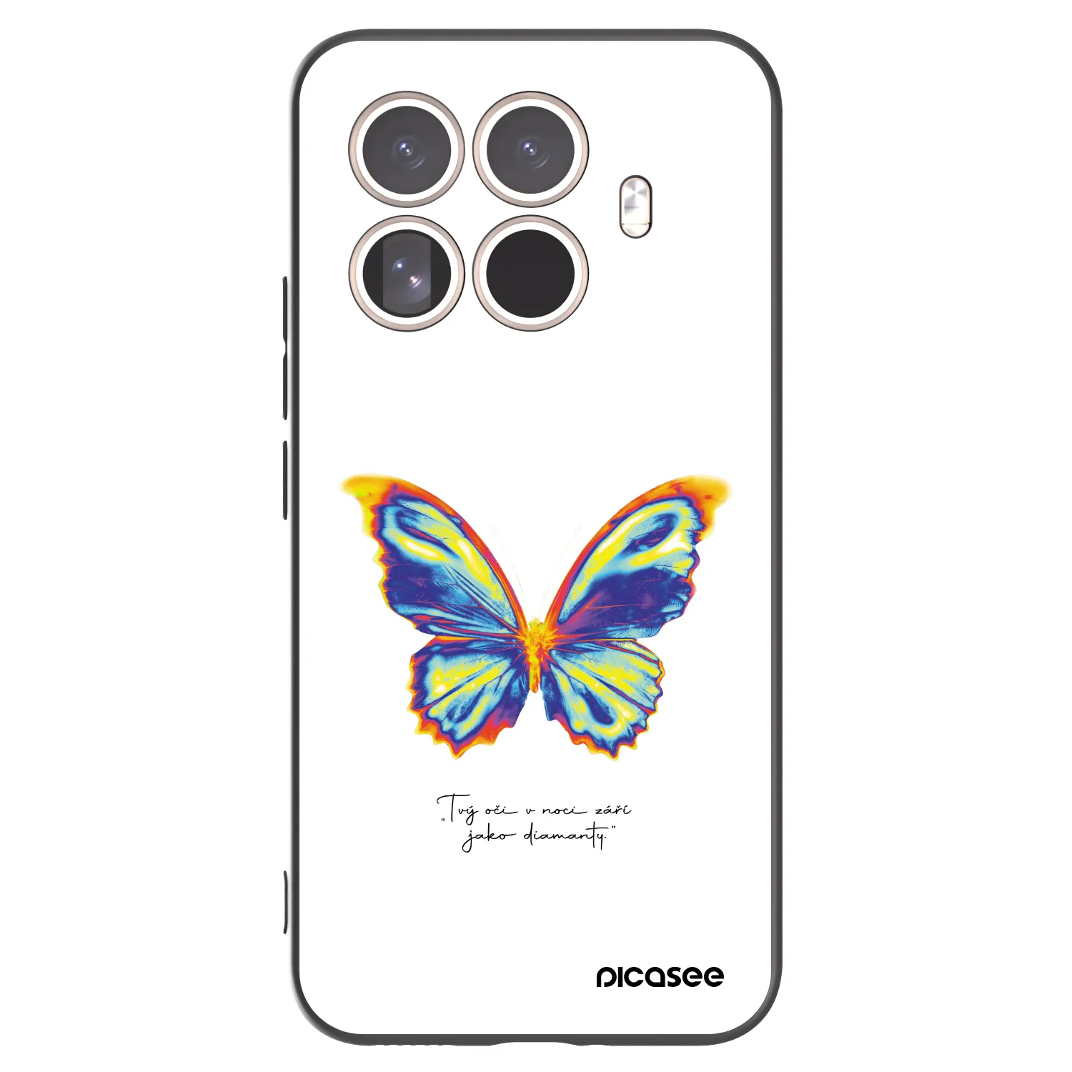 Picasee crna silikonska maskica za Xiaomi 15T Pro - Diamanty White
