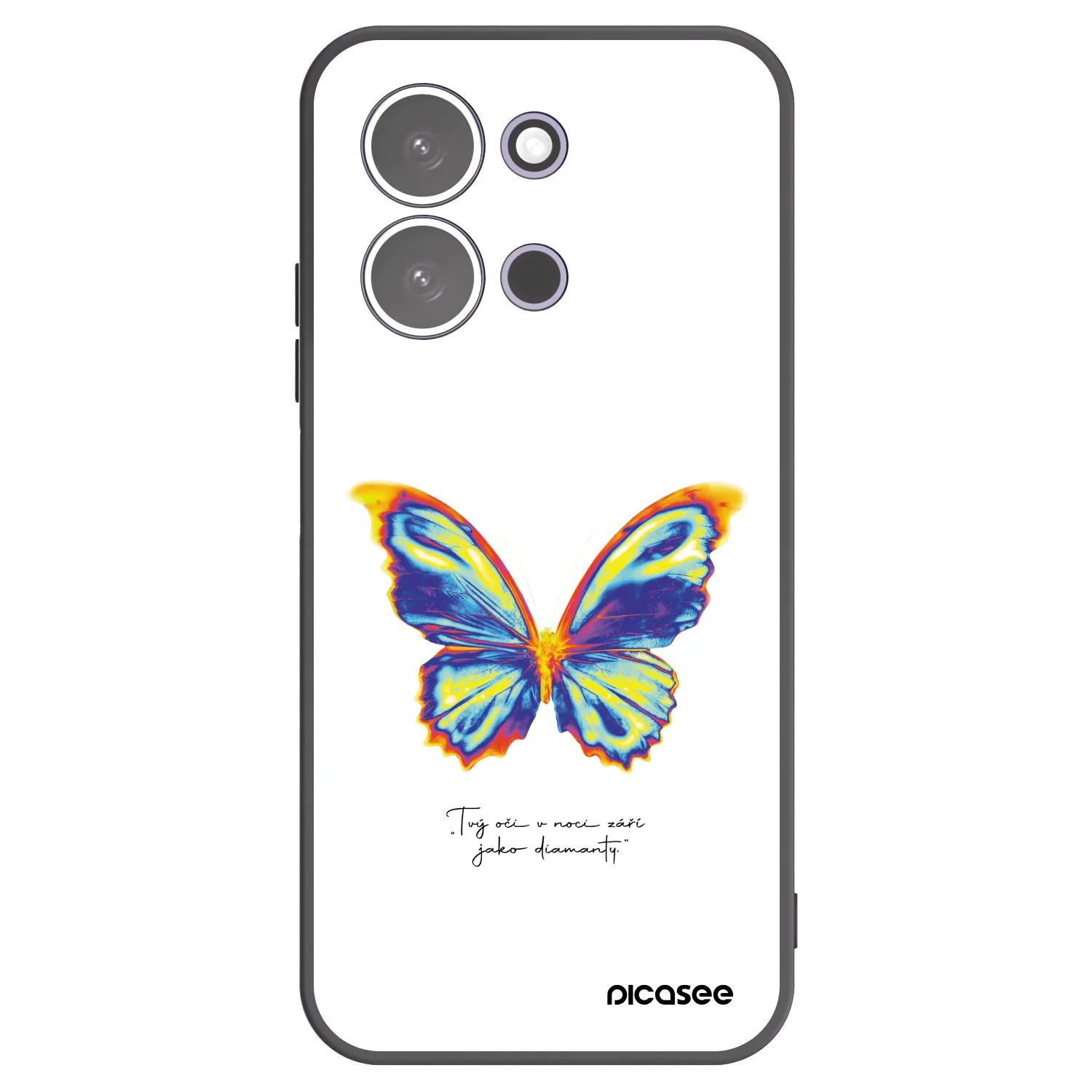 Picasee crna silikonska maskica za Xiaomi Redmi 15C 5G - Diamanty White