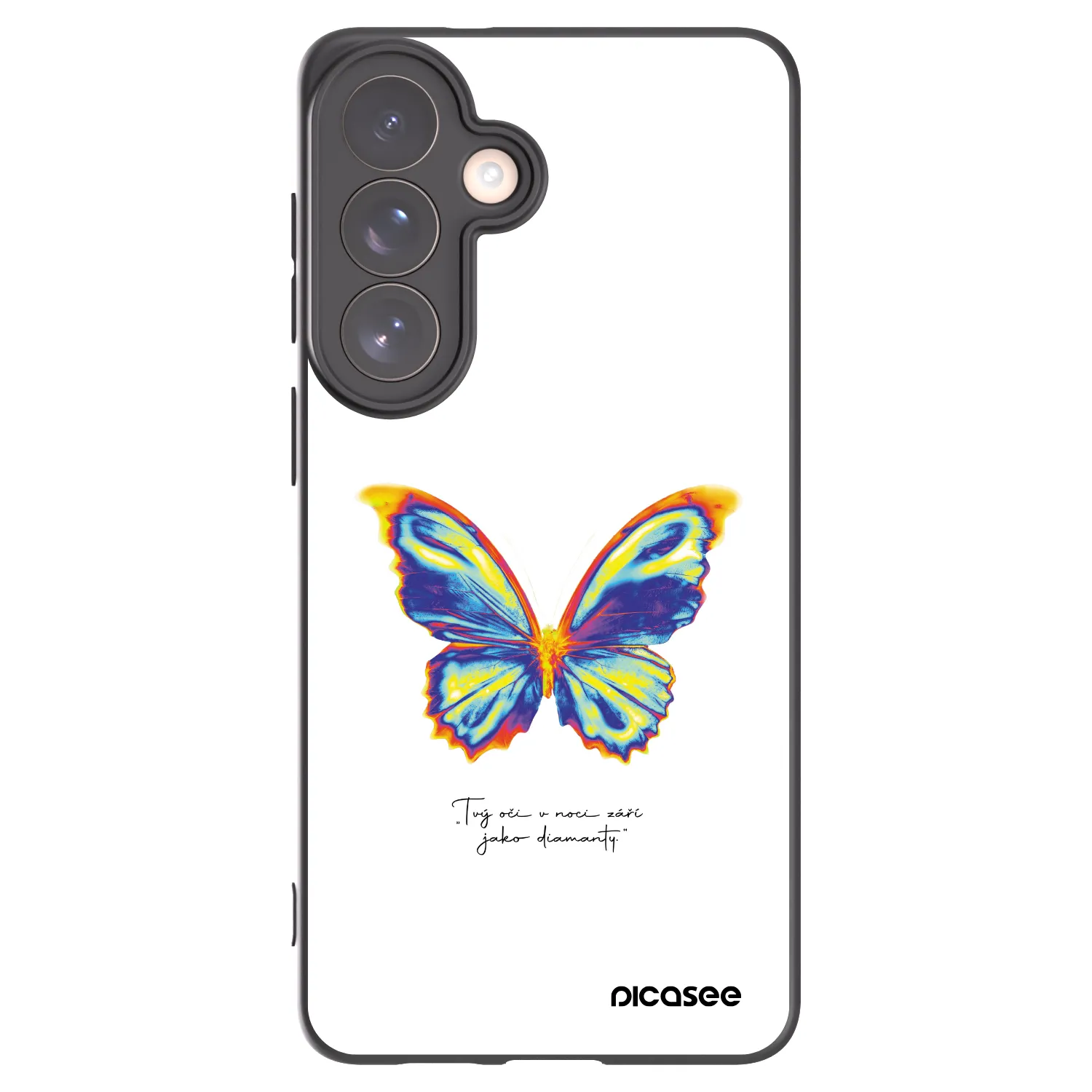 Picasee crna silikonska maskica za Samsung Galaxy S26+ - Diamanty White