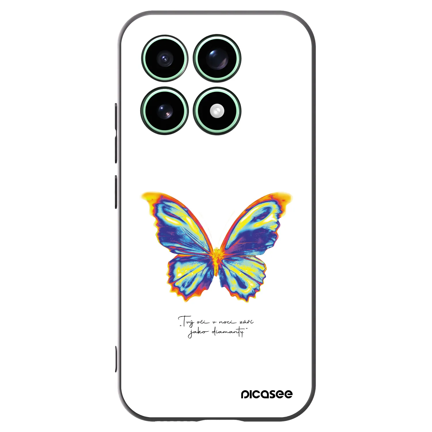 Picasee crna silikonska maskica za Xiaomi 17 - Diamanty White