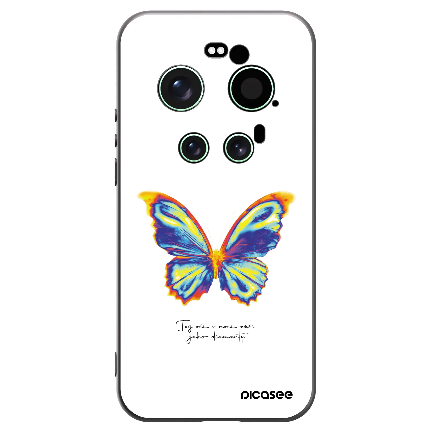 Picasee crna silikonska maskica za Xiaomi 17 Ultra - Diamanty White