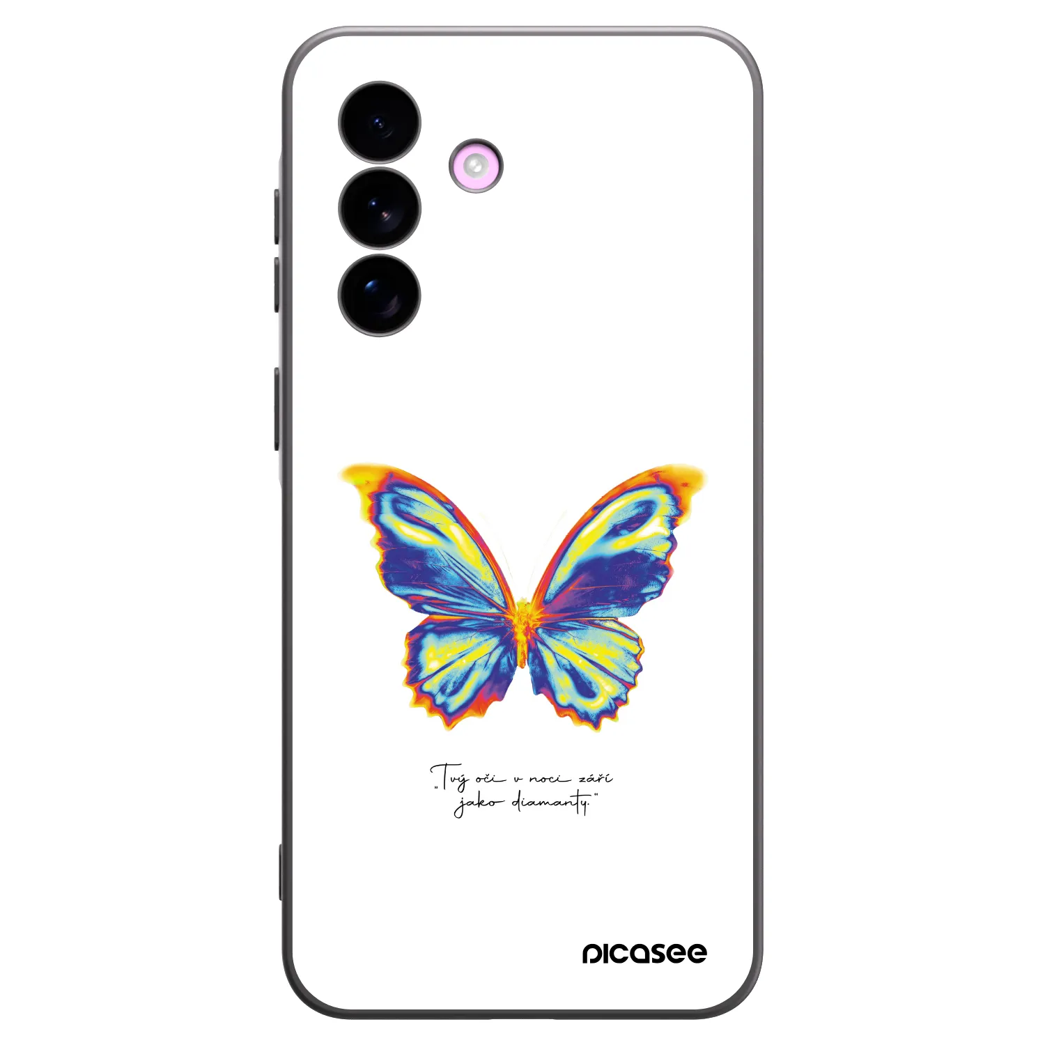 Picasee crna silikonska maskica za Samsung Galaxy A57 5G - Diamanty White