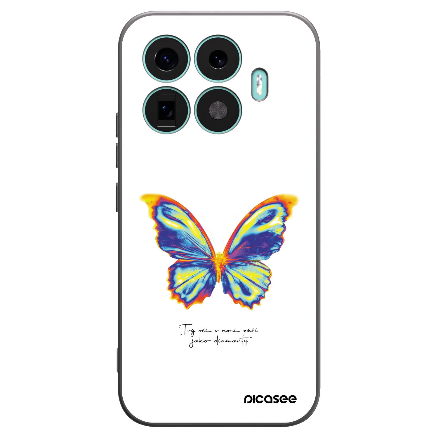 Picasee crna silikonska maskica za Xiaomi 17T - Diamanty White