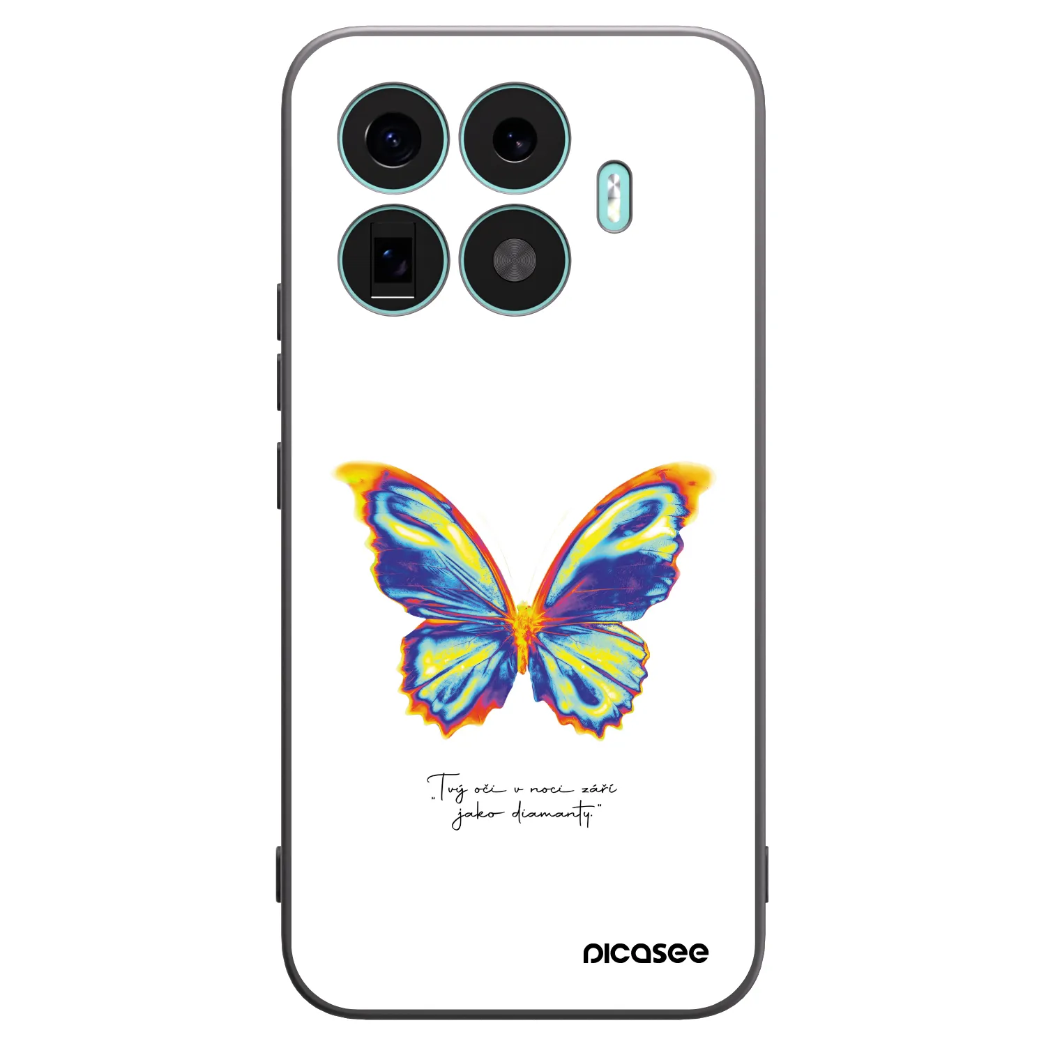Picasee crna silikonska maskica za Xiaomi 17T Pro - Diamanty White
