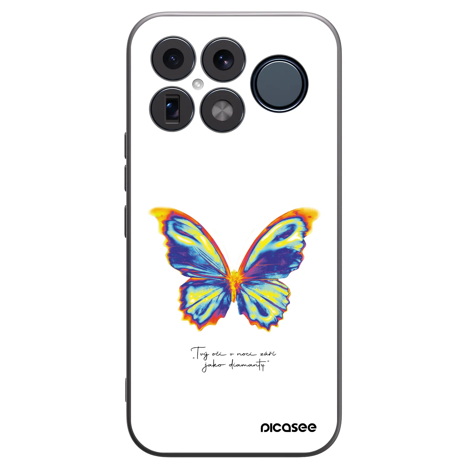 Picasee crna silikonska maskica za Xiaomi Poco F8 Ultra - Diamanty White