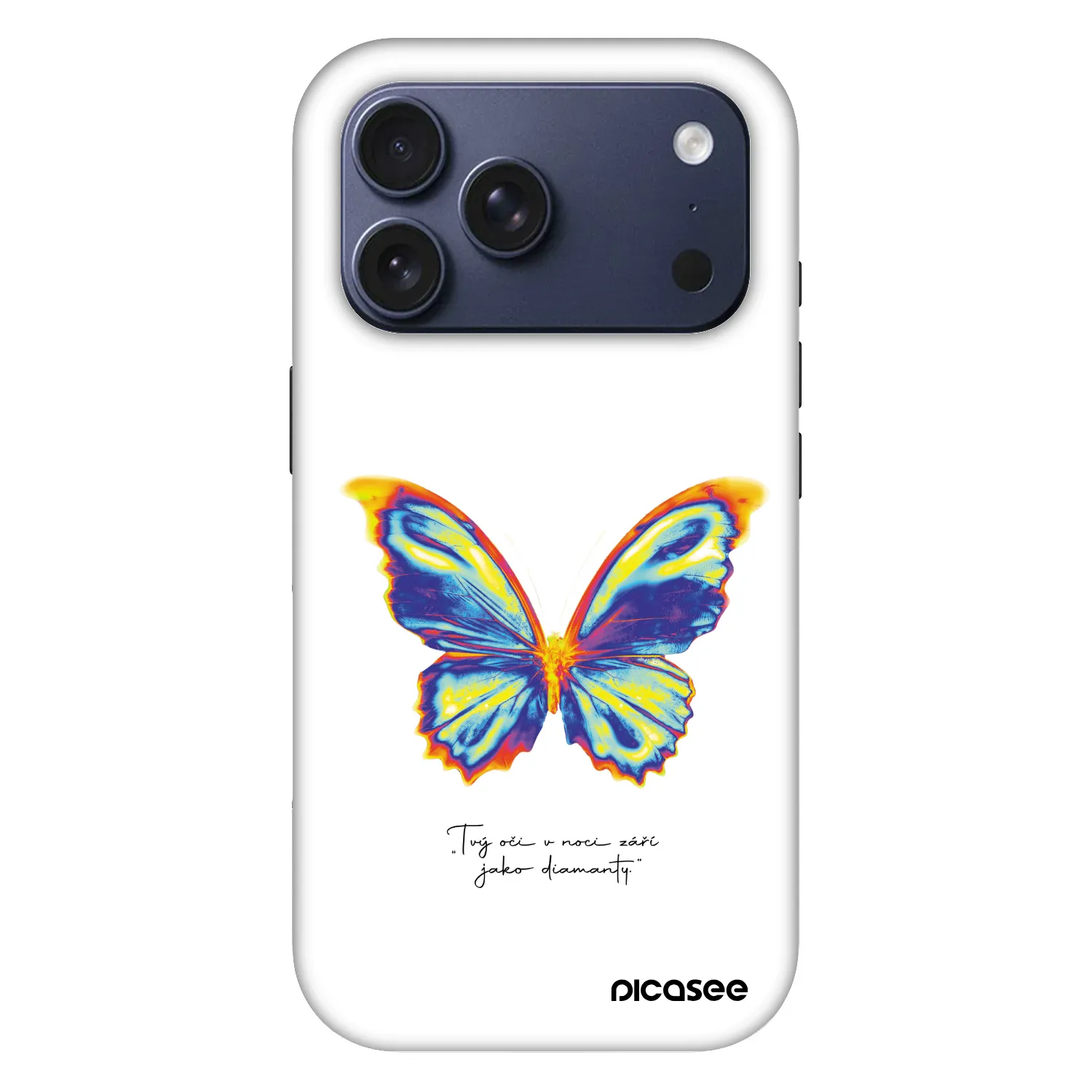 Picasee Fashion Case MagSafe za Apple iPhone 18 Pro - Diamanty White