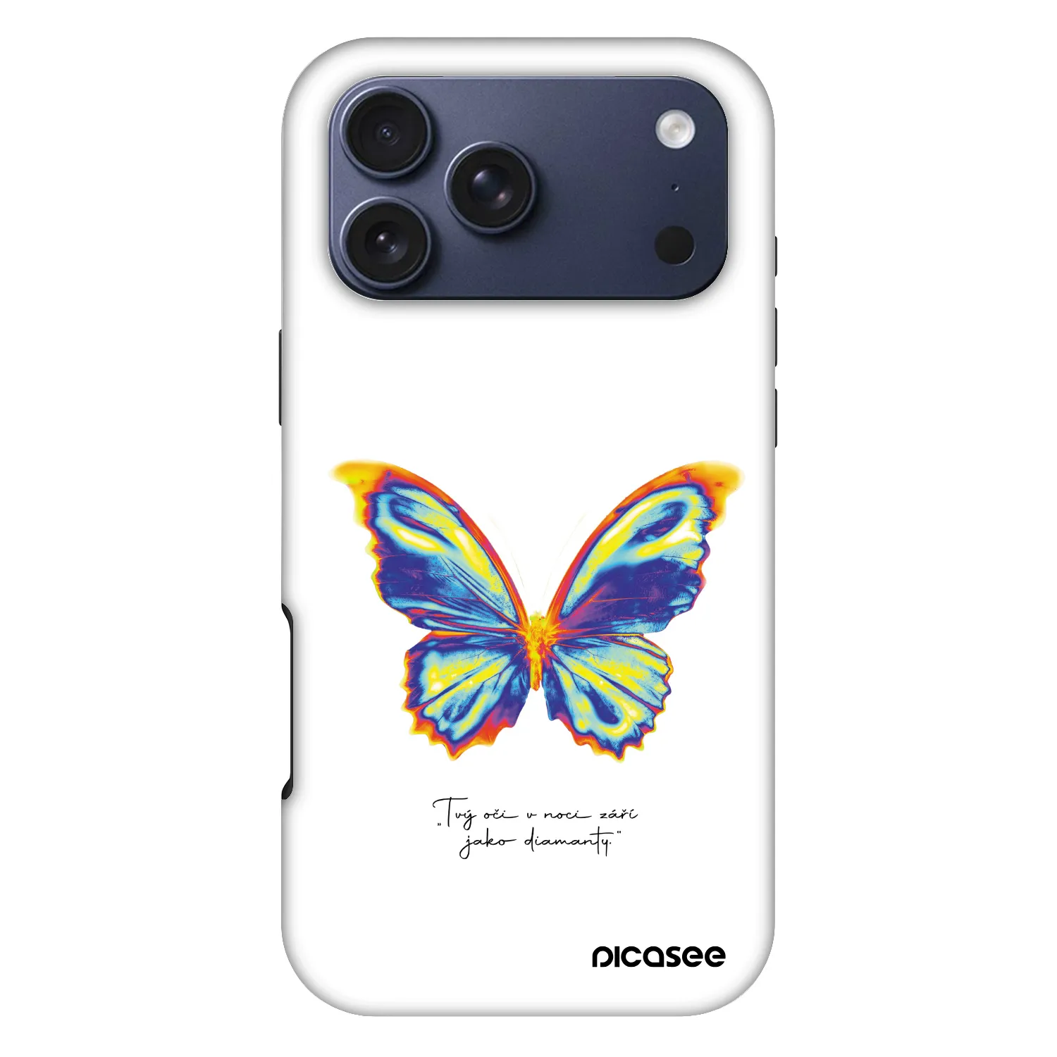 Picasee Fashion Case MagSafe za Apple iPhone 18 Pro Max - Diamanty White